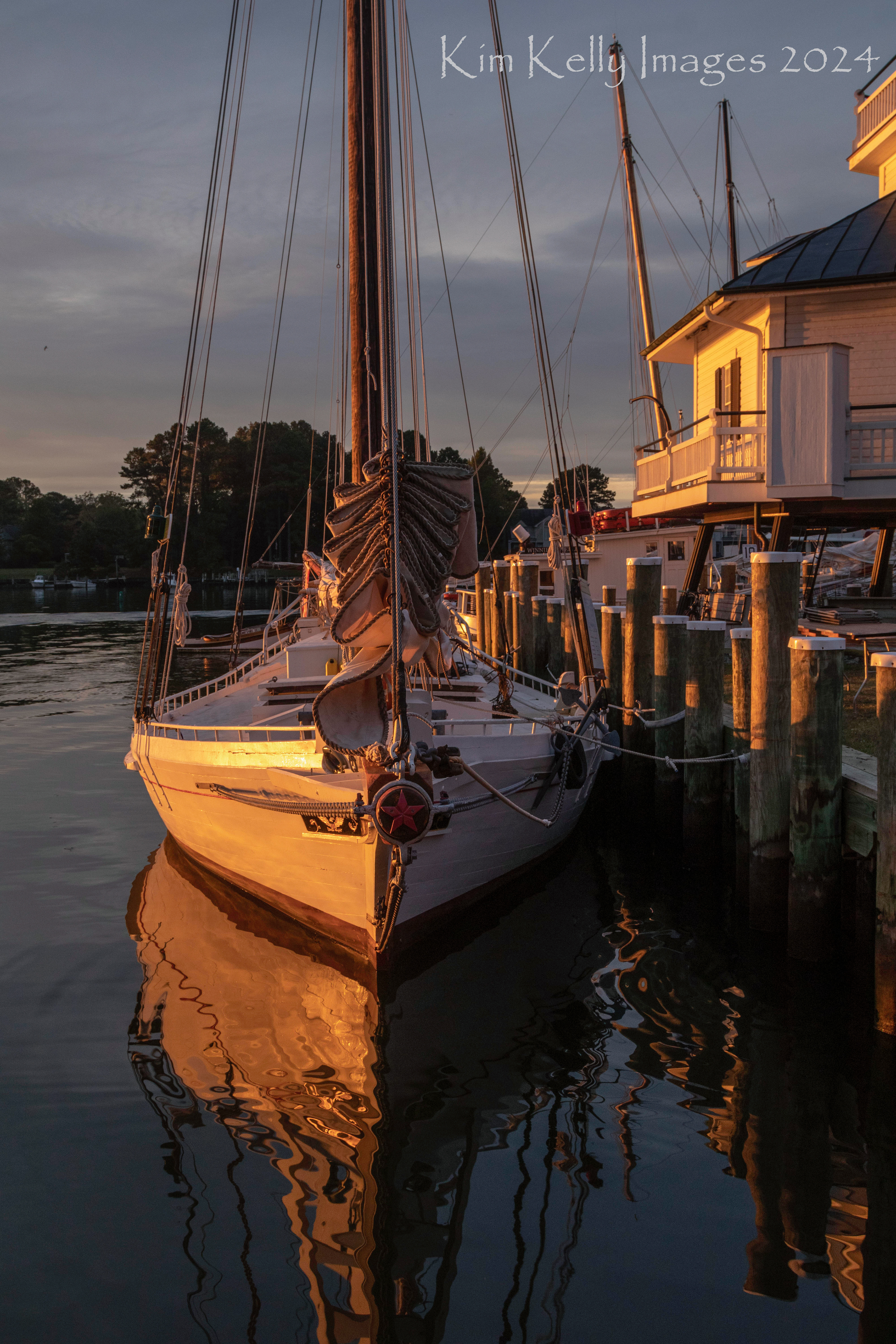 Dawn Breaks on the Edna Lockwood