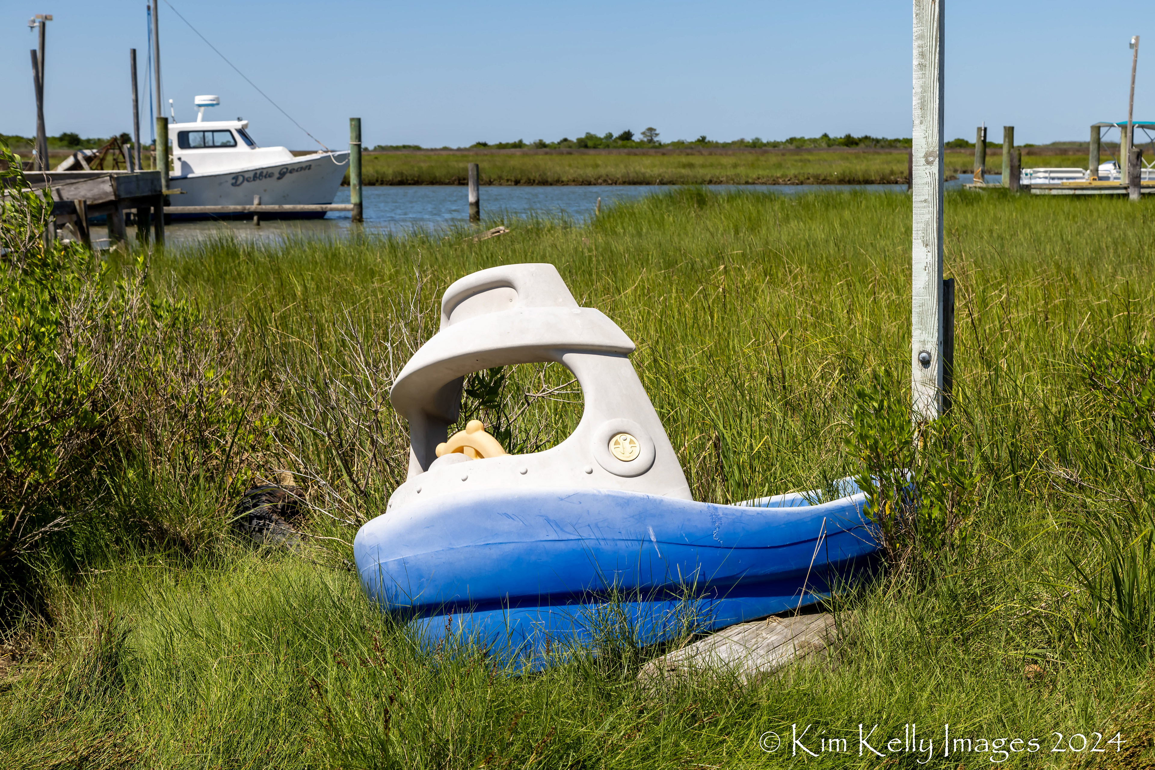 Little Tikes Tug Boat Scuttled on Smith Island