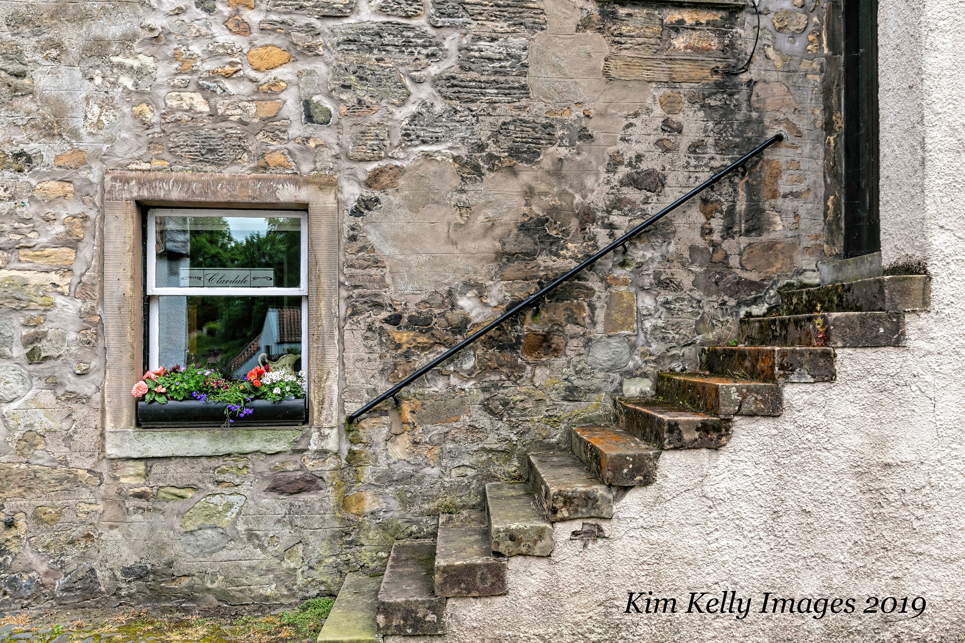 Window and a Stairway Falkland Scotland