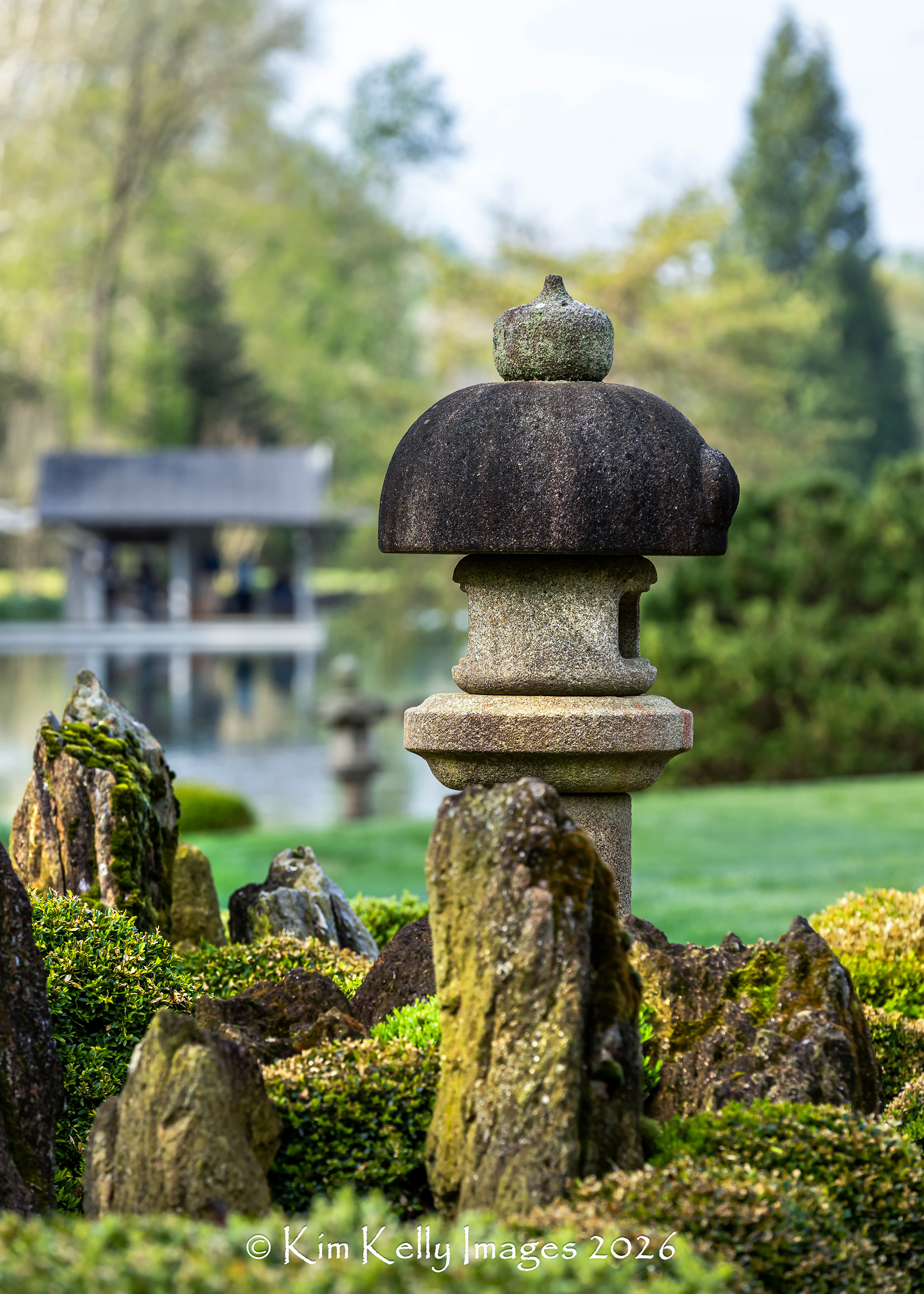 Ishidoro Stone Lantern in a Himalayanesque landscape