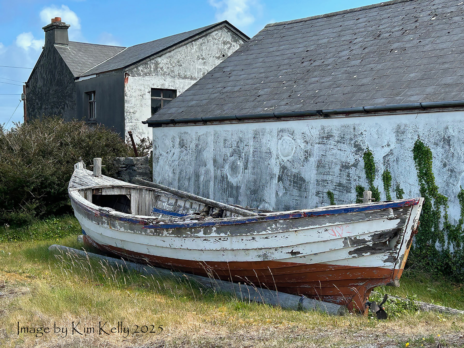 Old Wooden Dinghy on Inisheer