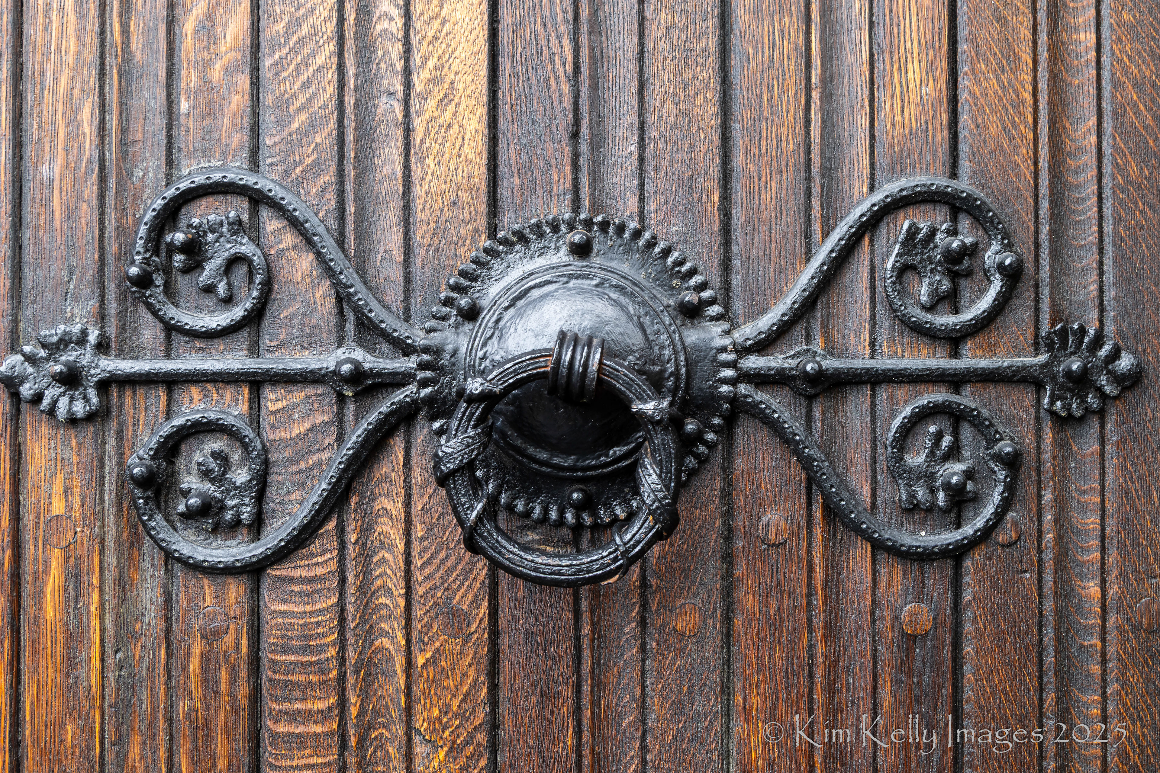 Ironwork on a Church Door