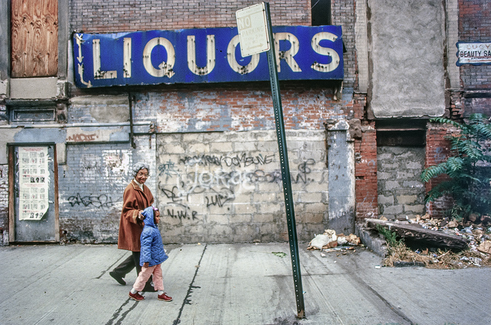 Harlem, New York City. March 1986. Clara Hale (known locally as Mother Hale) the saviour of many abandoned babies caused by the "crack epidemic."