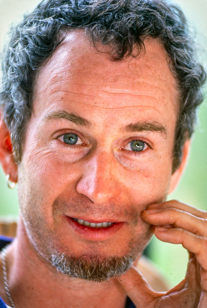 Naples, Fla; 1997. The tennis legend John McEnroe appearing at a Seniors Tournament at The Kensington Golf & Tennis Resort.