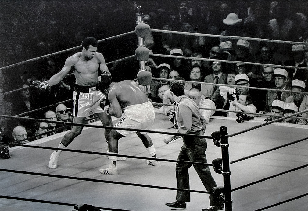 Muhammad Ali v Joe Frazier 2. Jan 28, 1974. New York City.