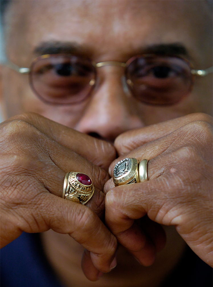 Atlanta, Ga; 2008. The sprinter Tommie Smith who along with John Carlos shocked the World by raising a clenched fist on the winners podium at the 1968 Olympics in Mexico City. It was widely interpreted as a black power salute but the athletes later described it as a “human rights salute.”