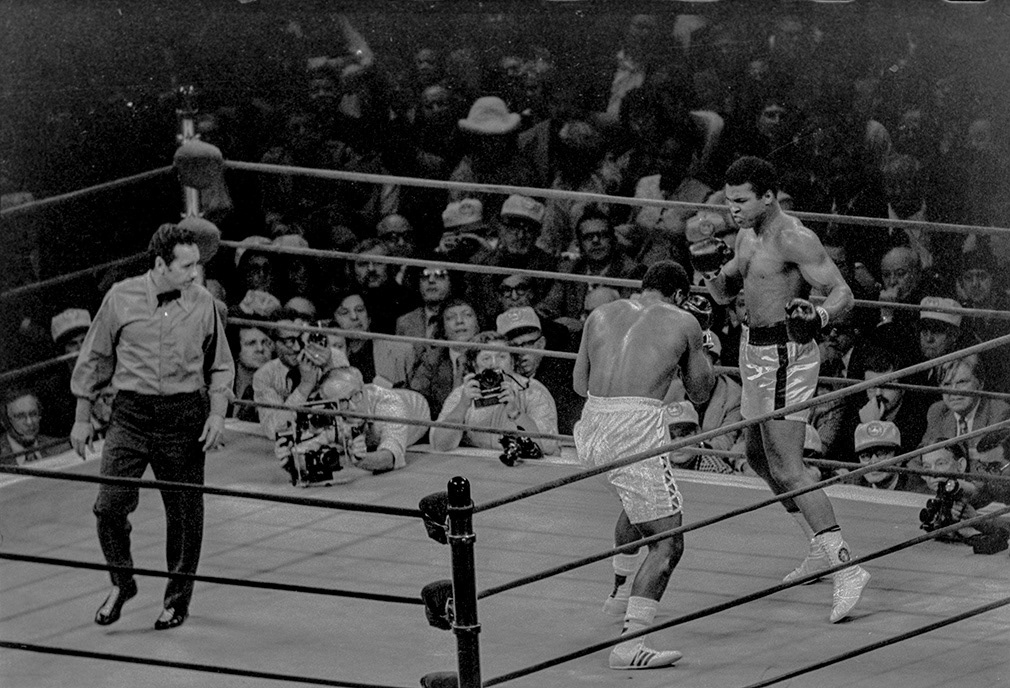 New York City. Jan 28, 1974. Muhammad Ali v Joe Frazier 2. Madison Square Garden.