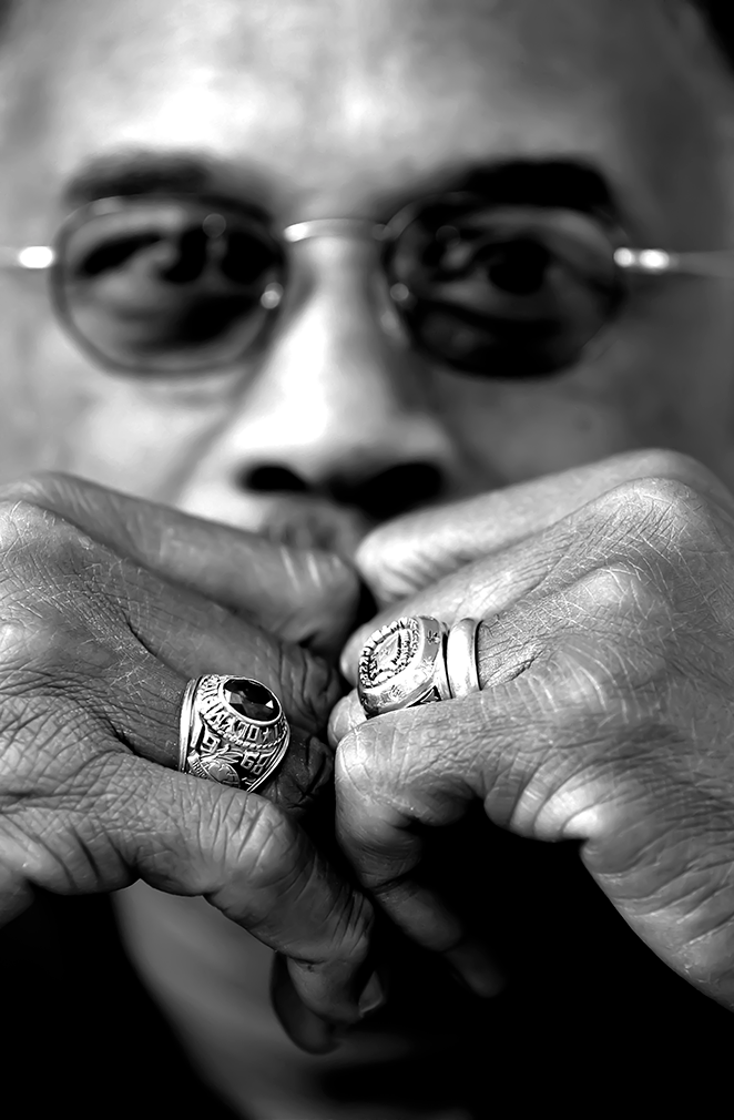 Olympian Tommie Smith, black protest athlete. 2004