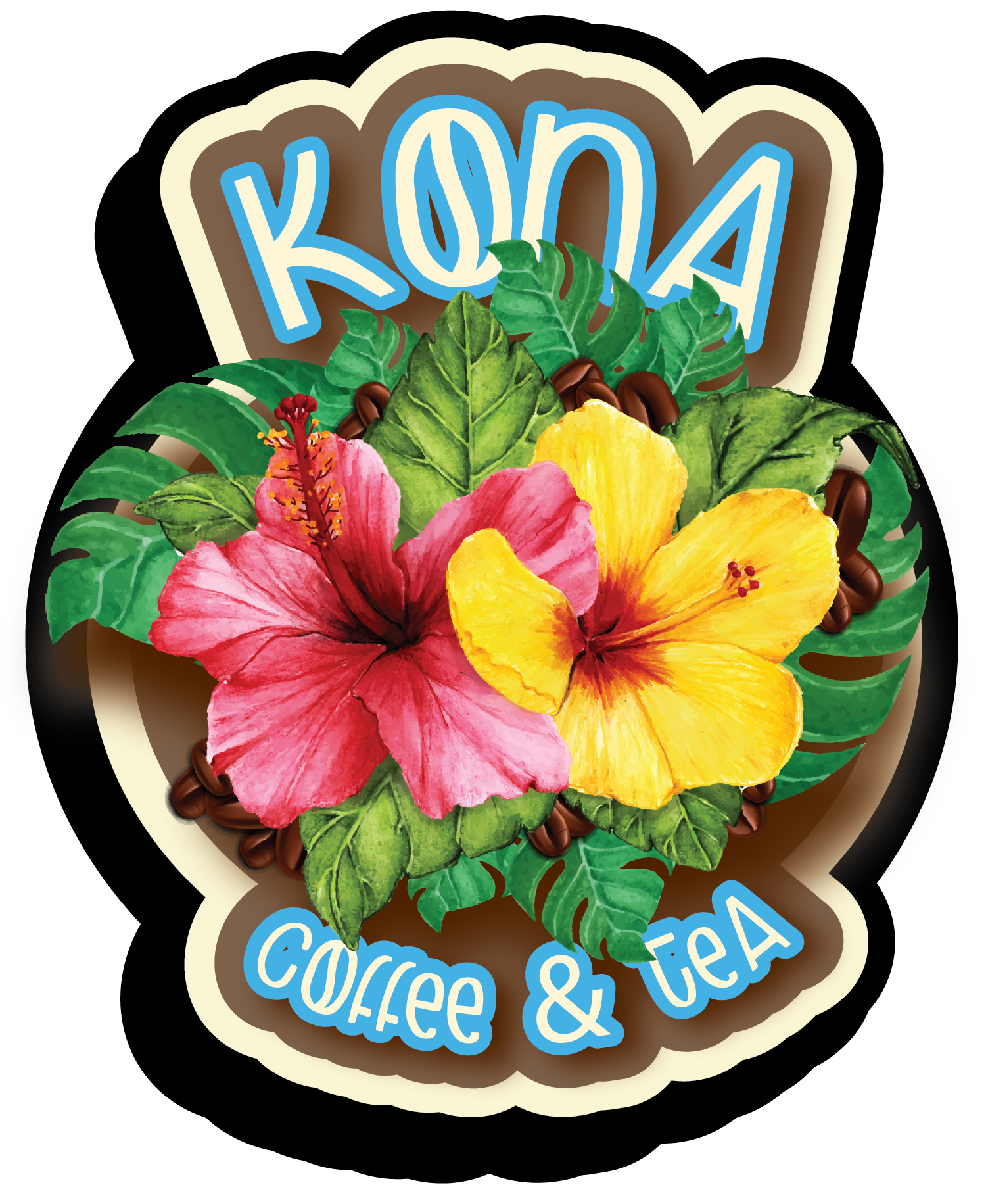 Redesigned Logo for Kona Coffee & Tea