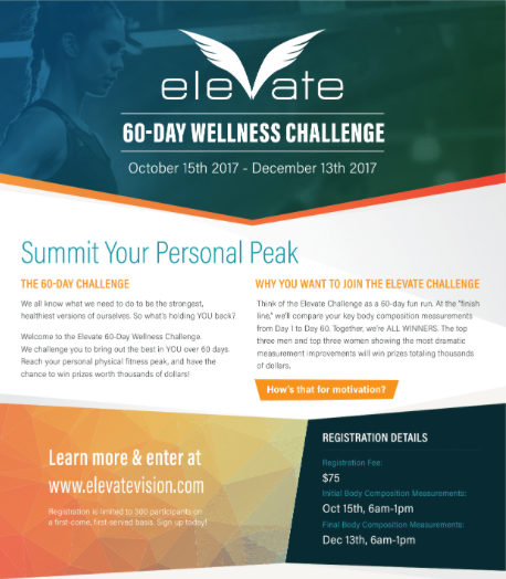 Elevate One Sheet Flyer
