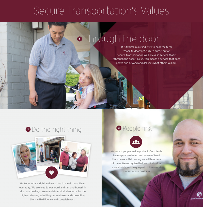 SECURE TRANSPORTATION ONE SHEET