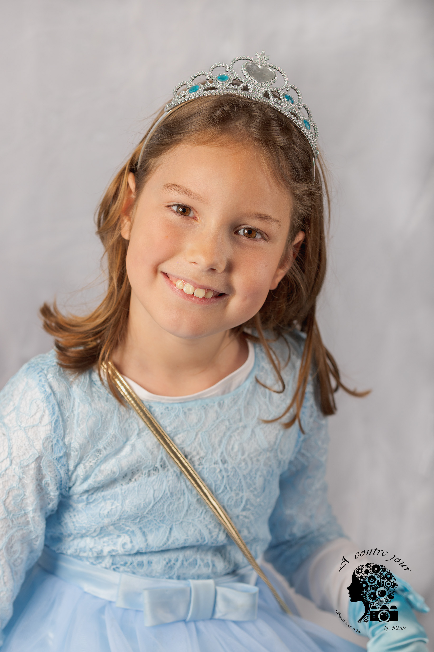 Portrait studio petite princesse