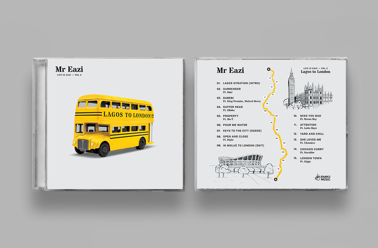 Peppeh Co. - Lagos to London Mixtape Album Art (Mr Eazi)