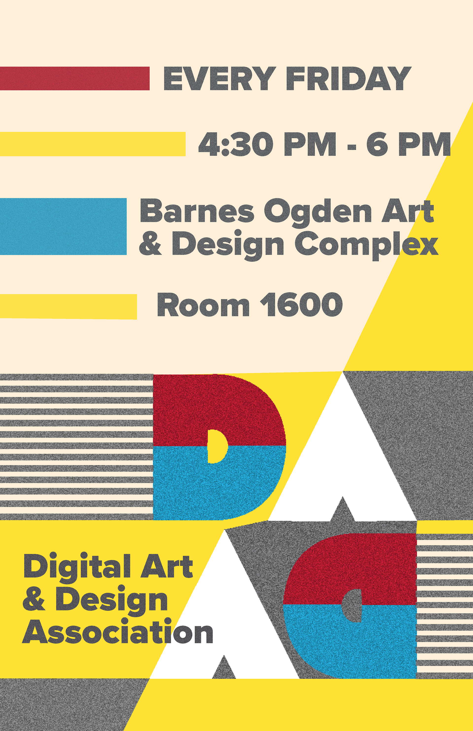 DADA 2024 General Poster, 2024, made with Adobe Ilustrator