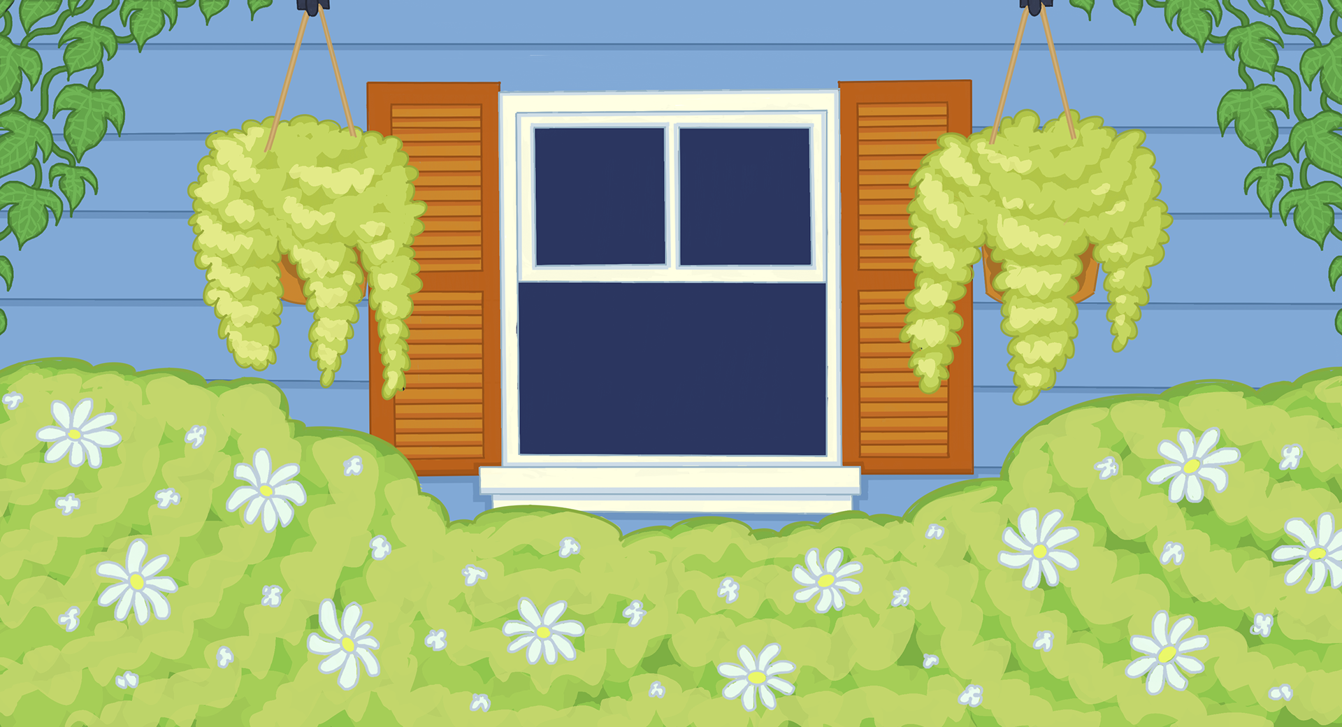 How 2 Get a Job (fast!), intro background illustration, 2024, made with Procreate