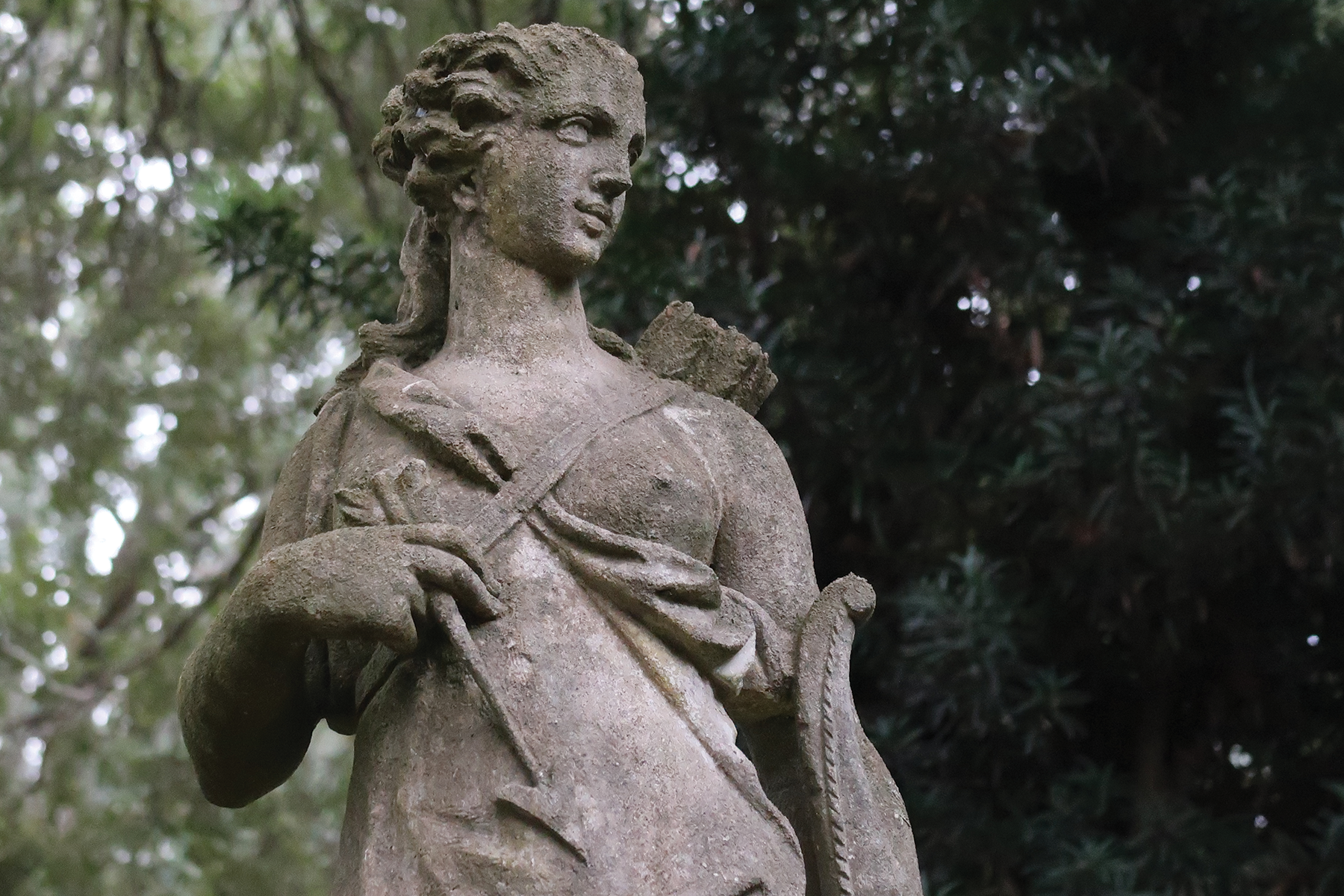 Artemis, 2024, digital photograph, Burden Museum & Gardens