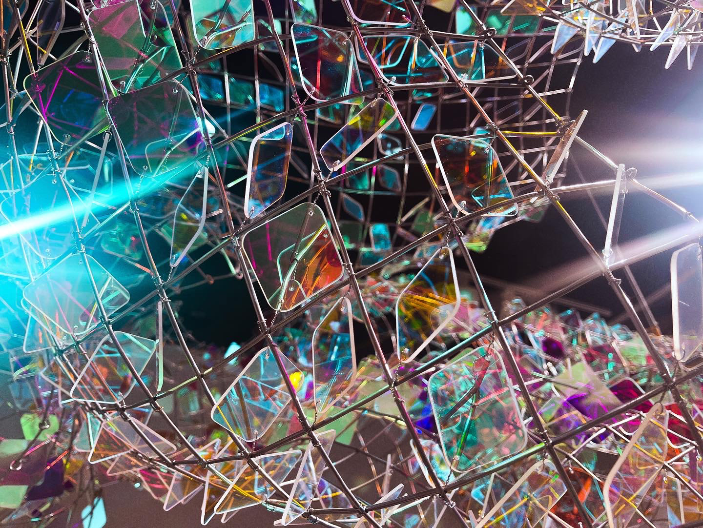 Reflection of Iridescence, 2022, digital photograph, Louisiana Art & Science Museum