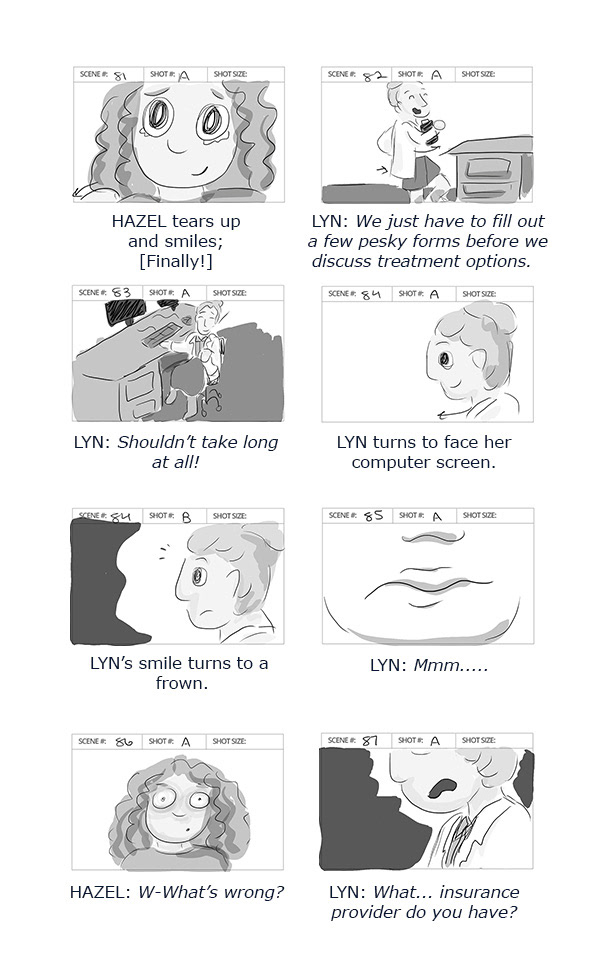 Key Storyboard 3, "Next Patient," 2022, made with Procreate
