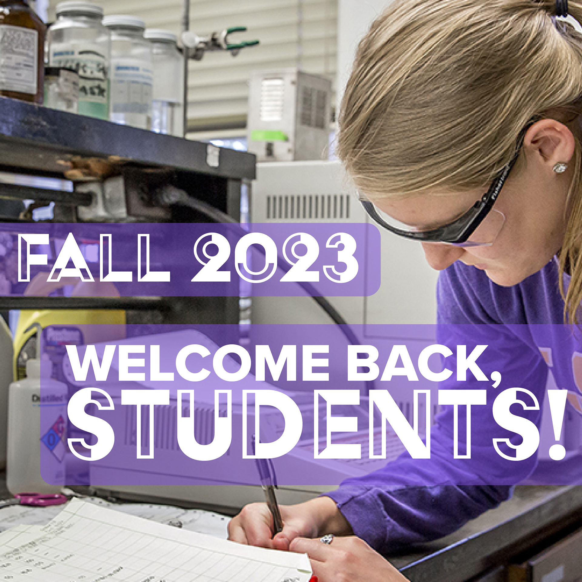 LSU ChE Fall 2023 Welcome Back Graphic, 2023, made with Adobe Illustrator