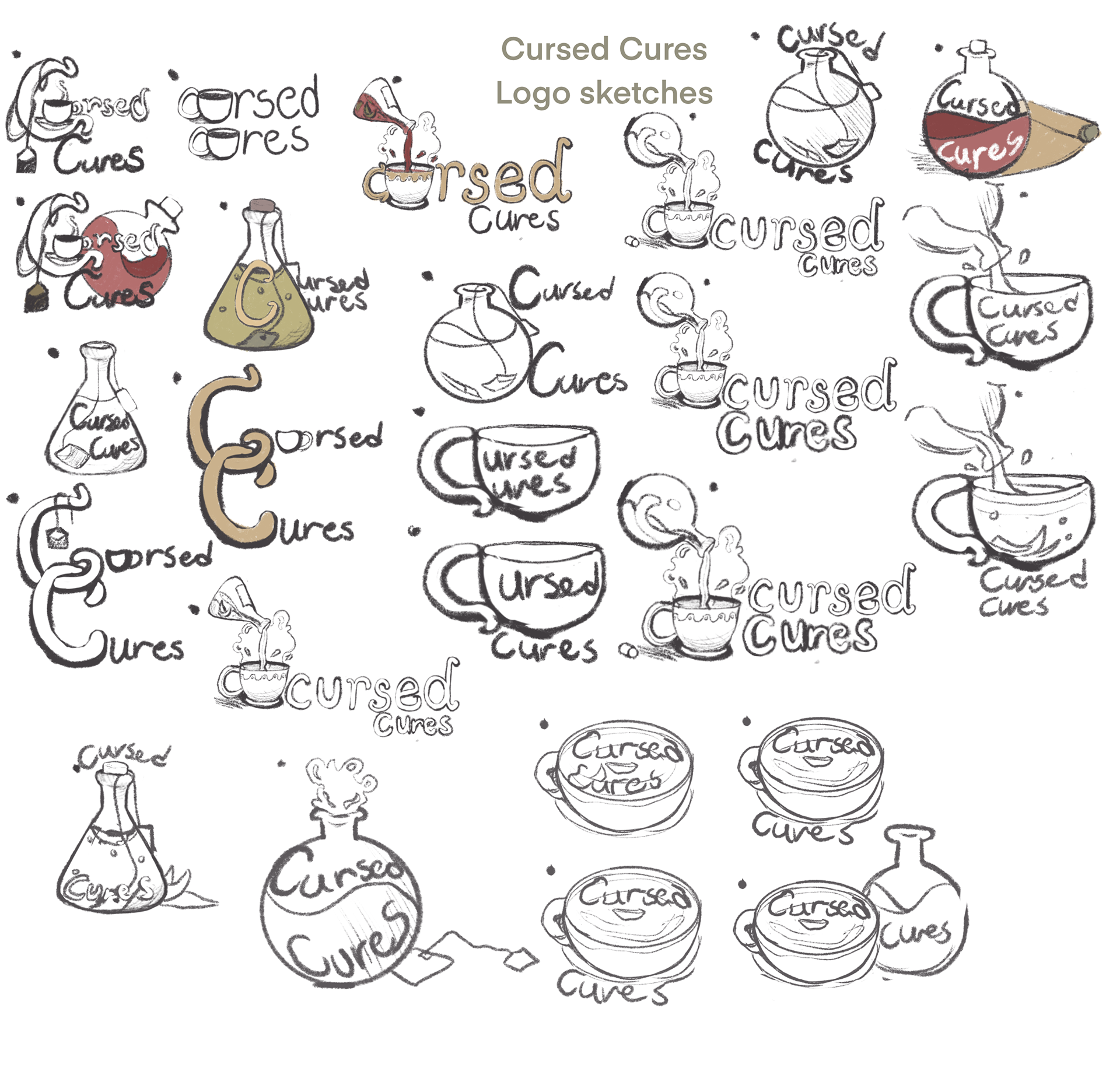 Logo sketching