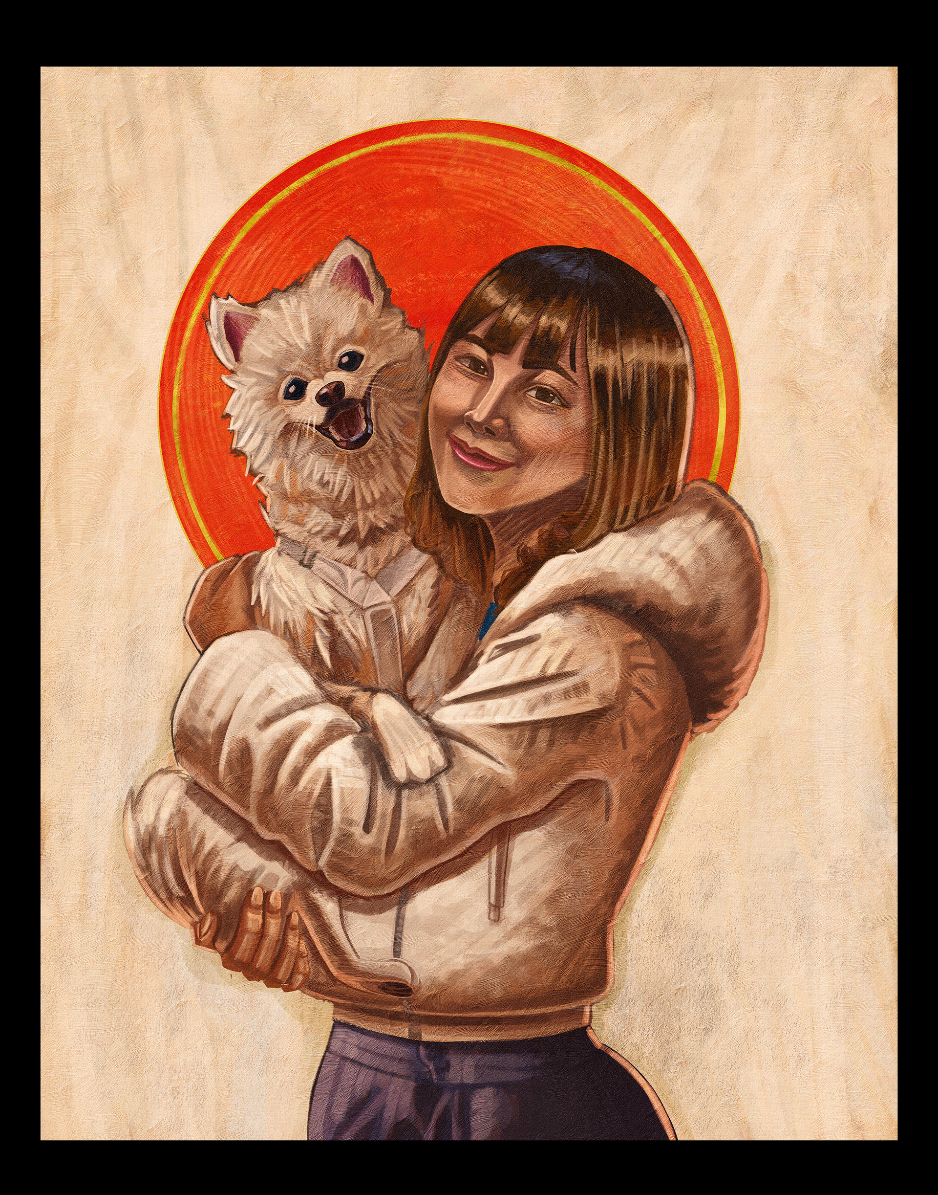 JC Leyendecker Influenced Portrait painting #1