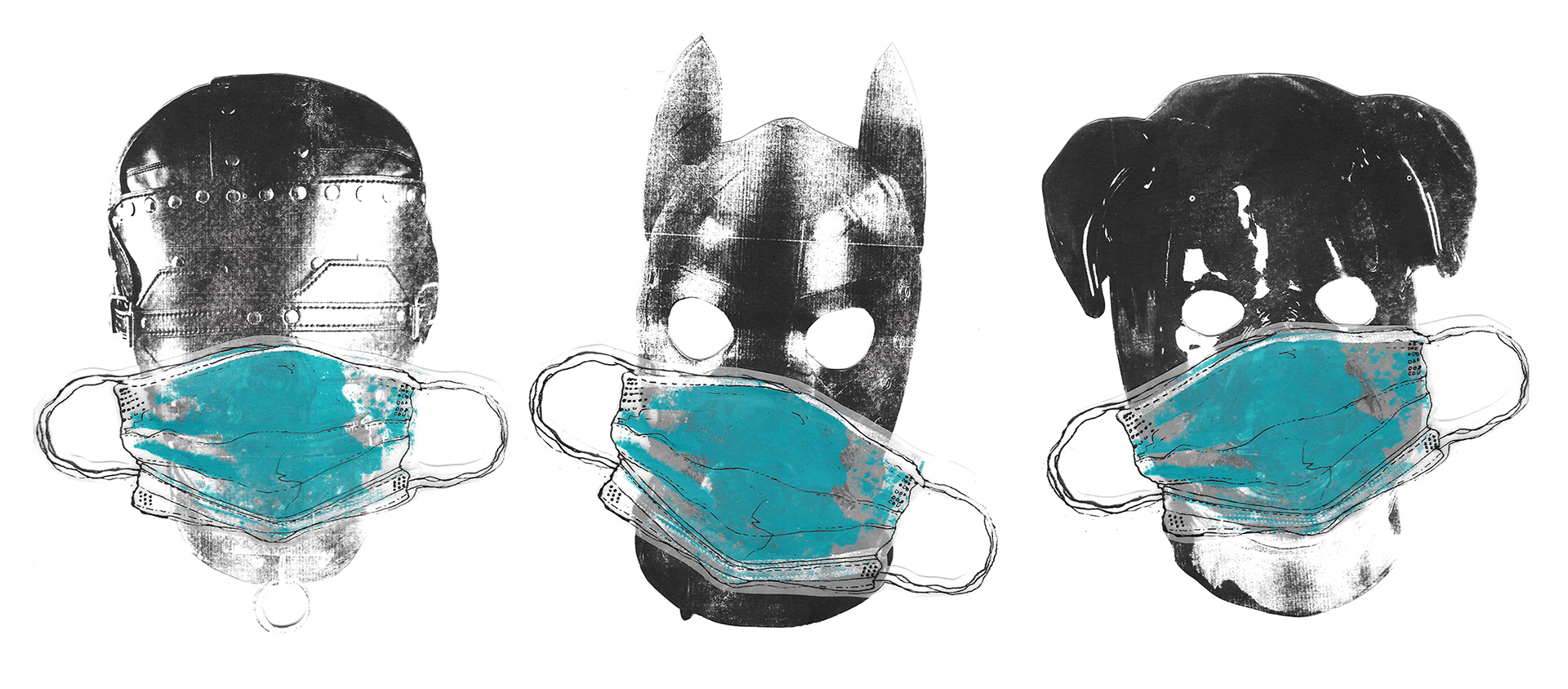 "Mask For Mask" 20x30 Photolitho And Silkscreen