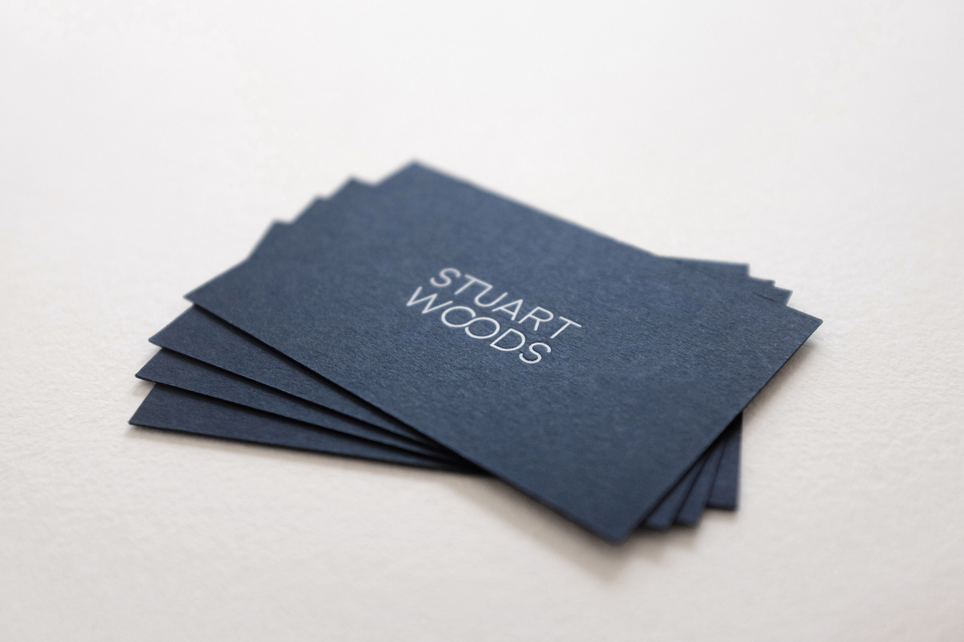 Stuart Woods Premium Business Card Design