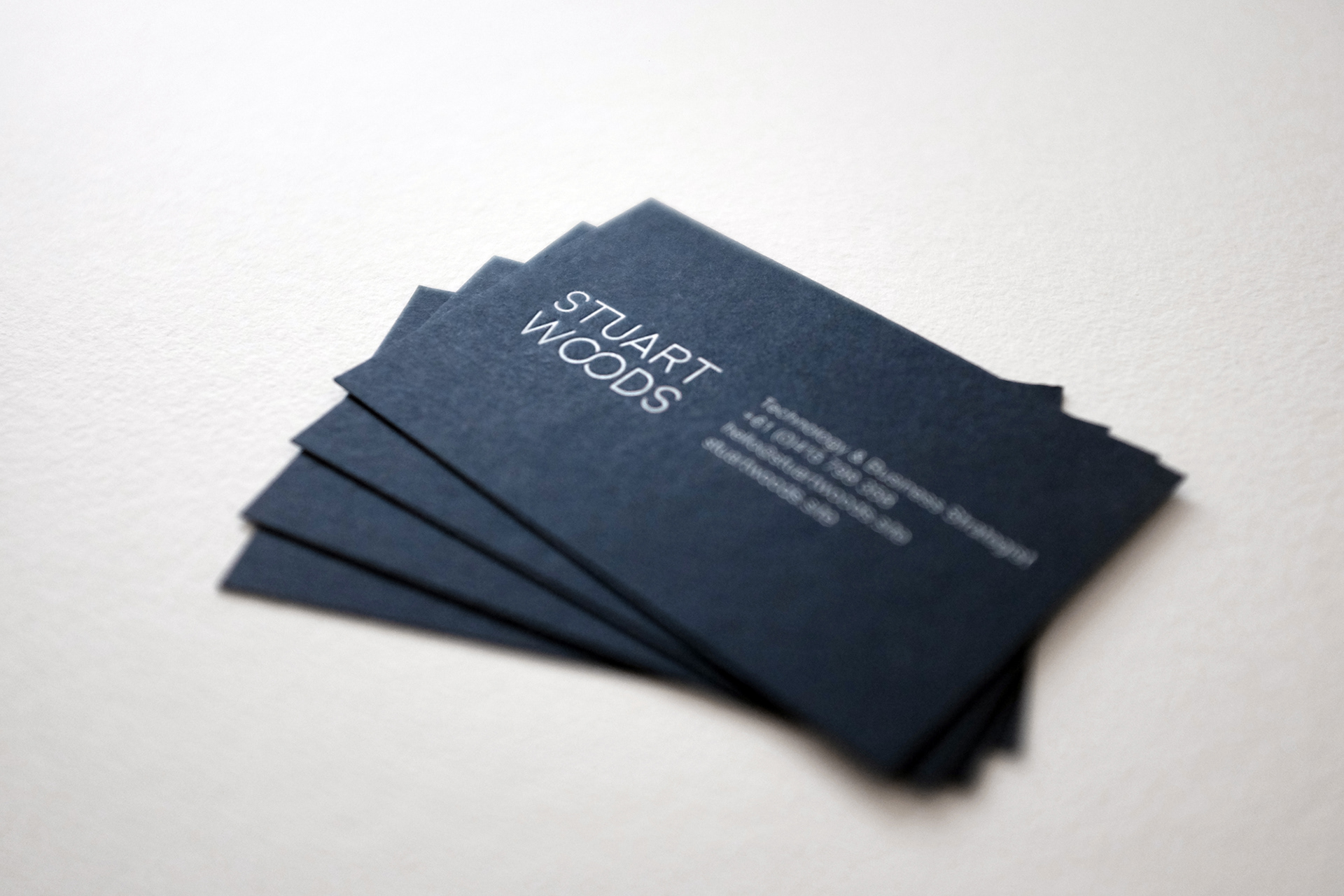 Stuart Wood Premium Business Card Design