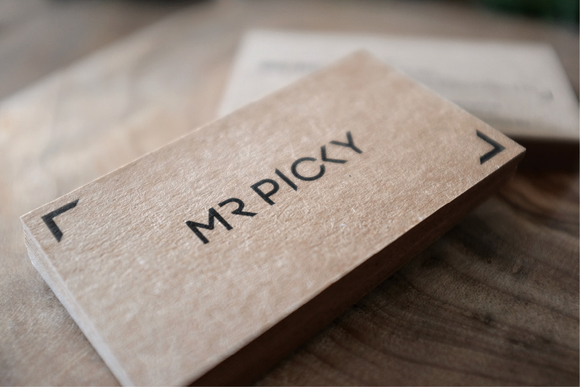 Mr Picky Specialty Coffee Business Card