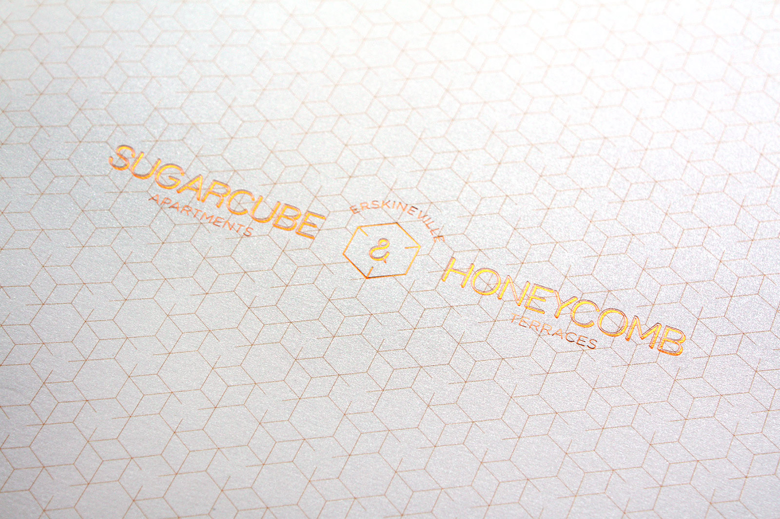 Brochure Design – Gold Foil on Pearlescent Paper