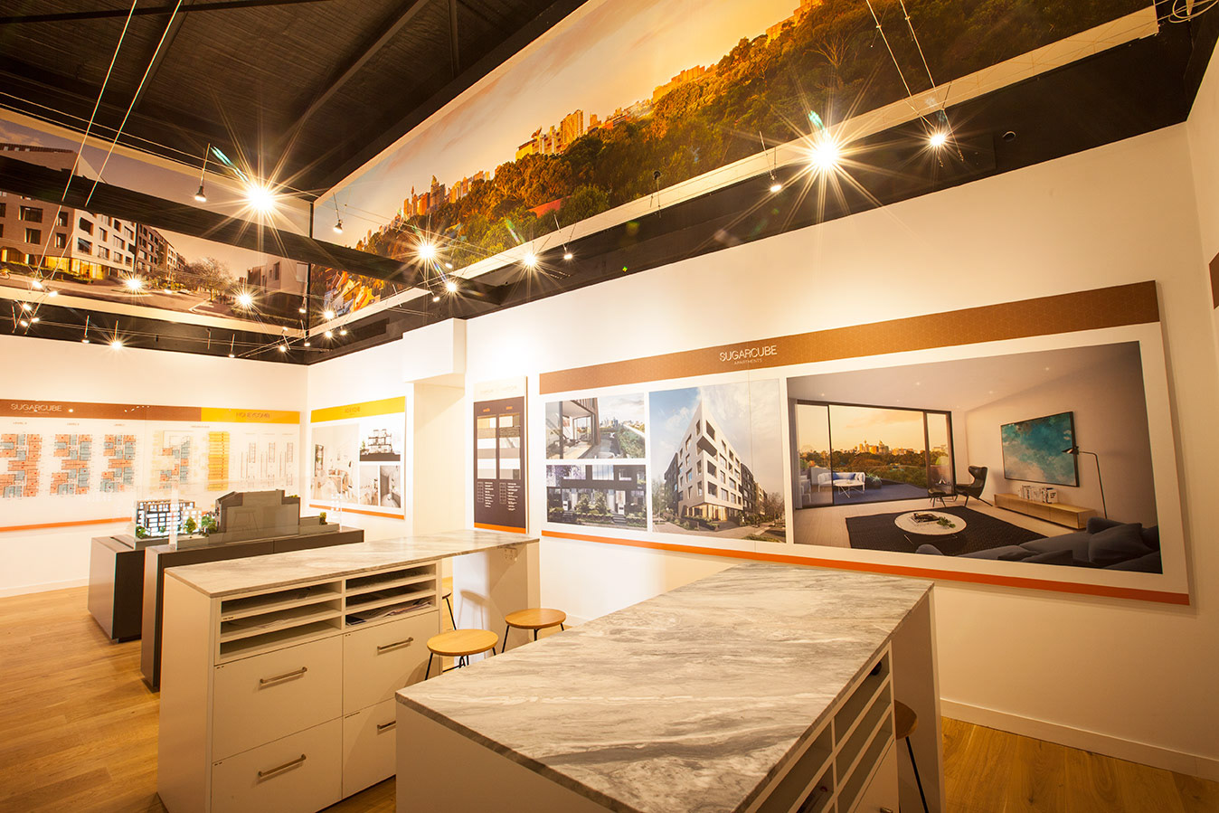 Display Suite Design – Views, Finishes, Floorplates