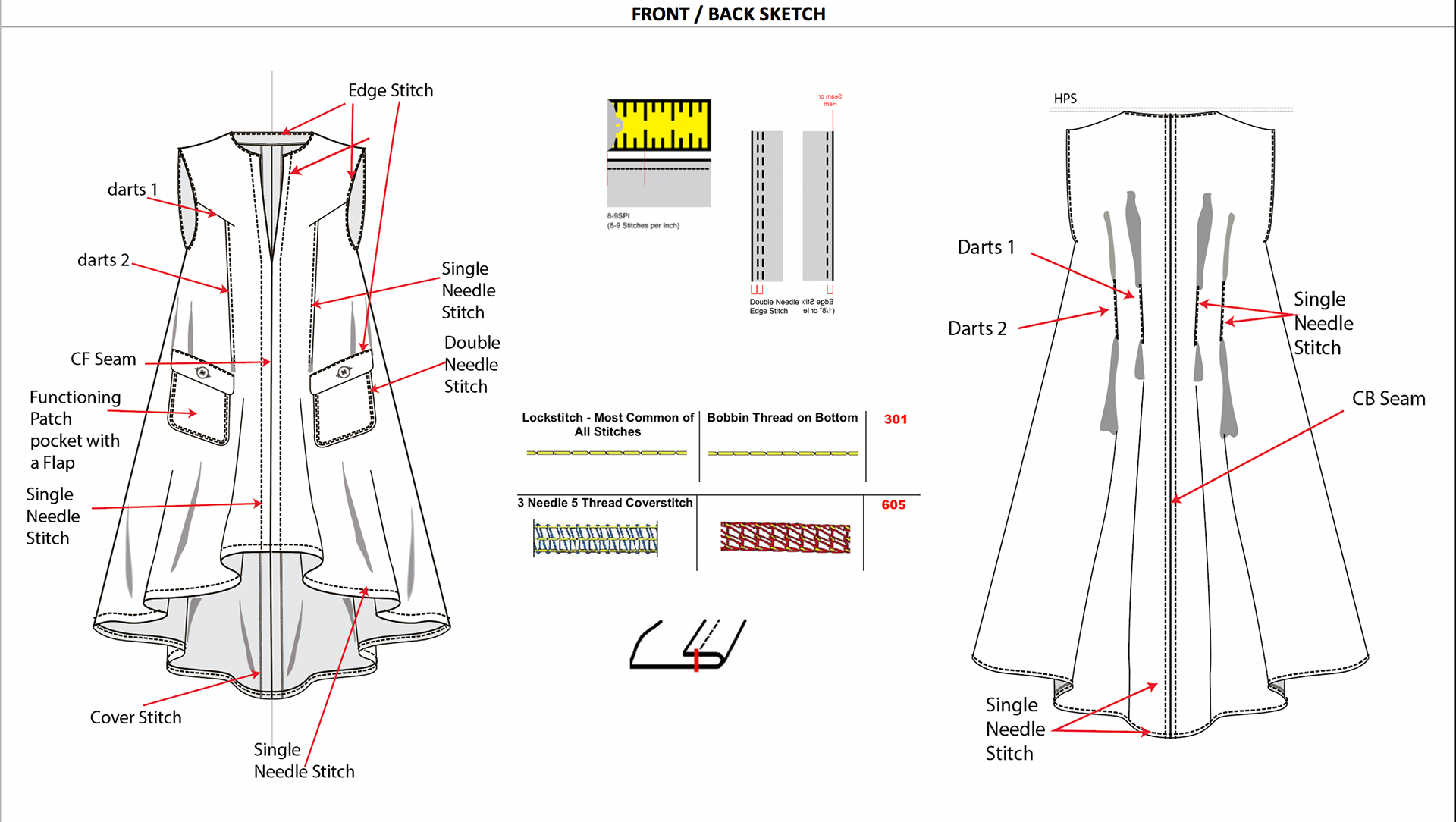 Beatrice_Tech/Pack Front/Back Sketch