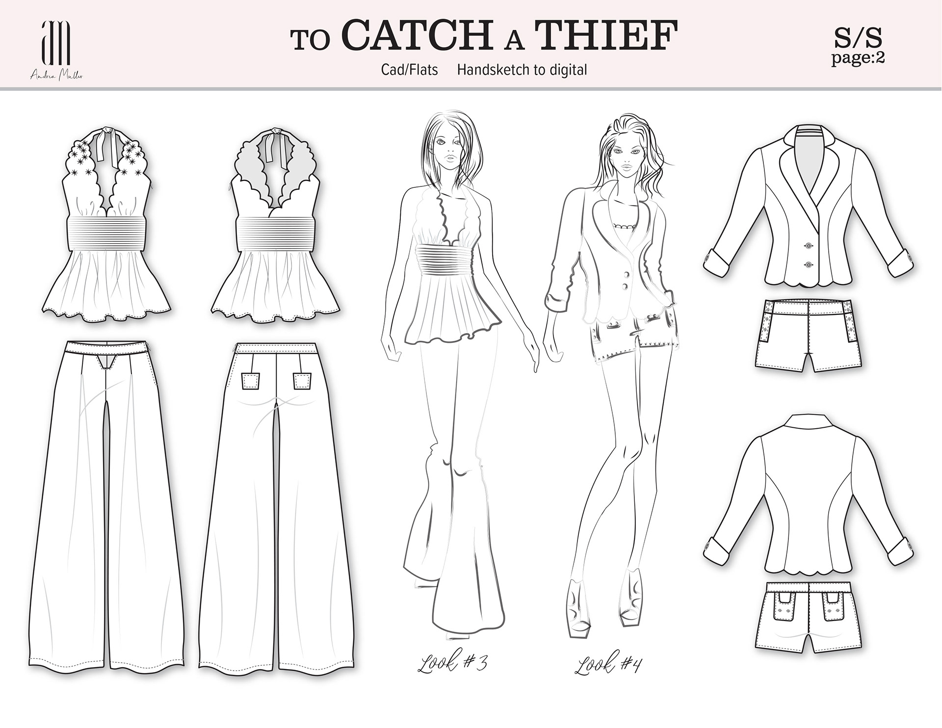 To Catch a Thief Collection_Look 3-4/Andrea Muller