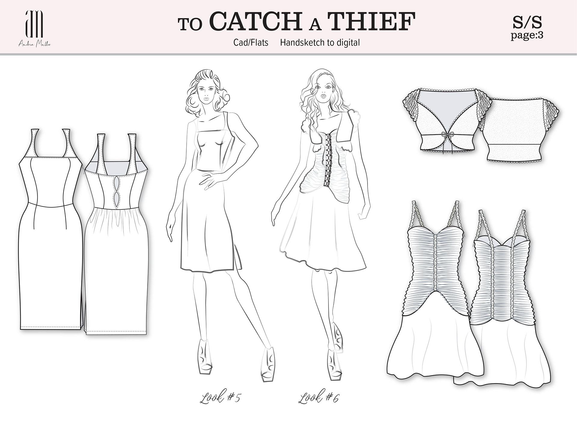 To Catch a Thief Collection_Look 5-6/Andrea Muller