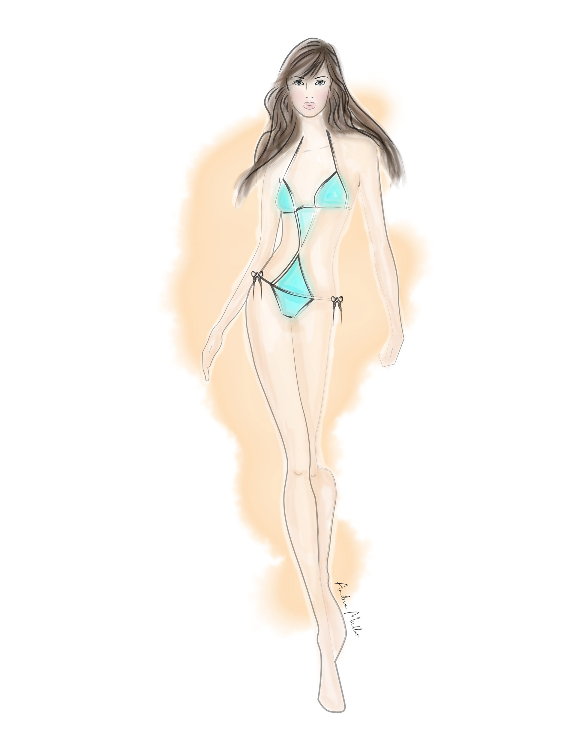 Andrea Müller  Fashion Designer, Illustrator - WOMEN:LINGERIE & SWIMWEAR  DESIGN