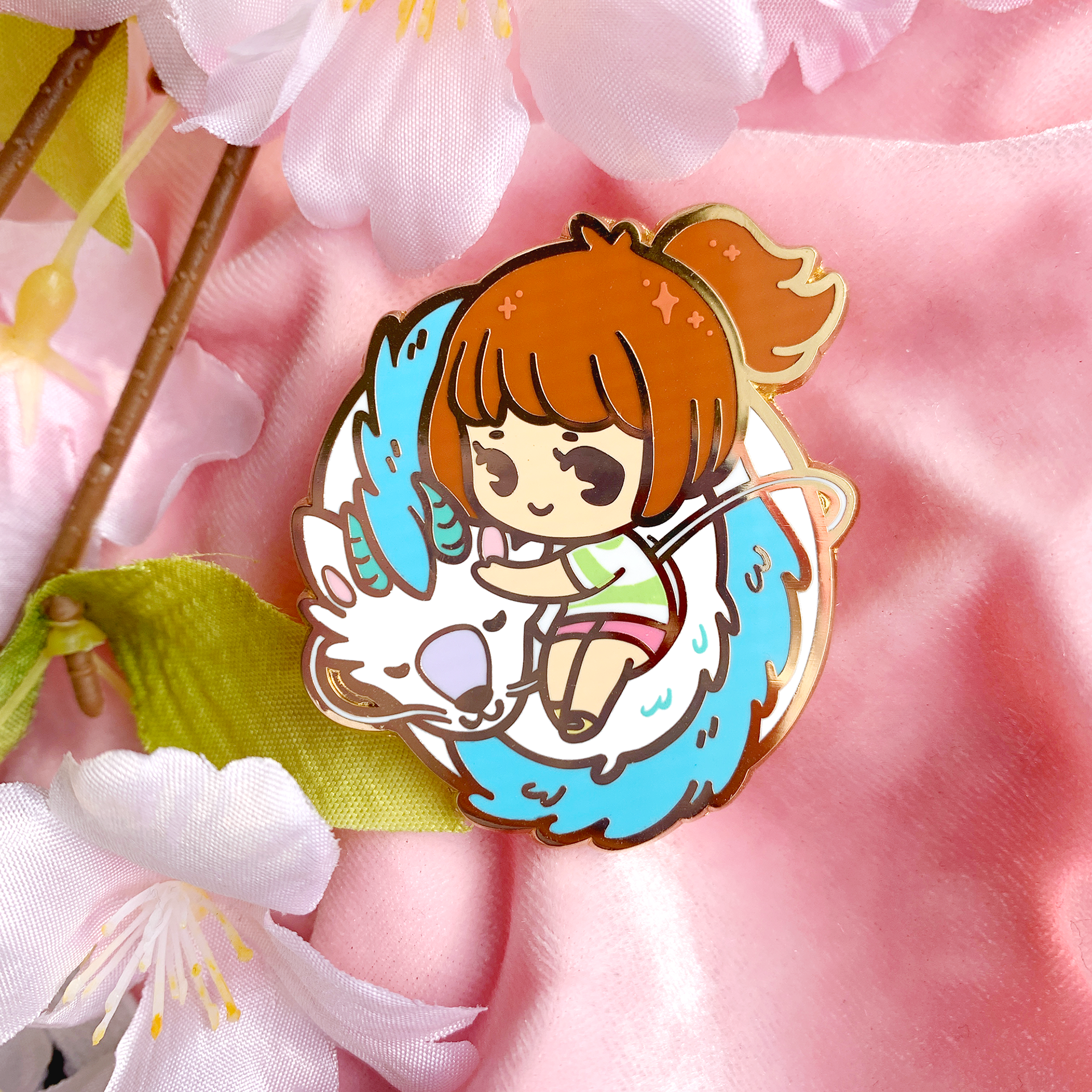 Haku and Chihiro Pin