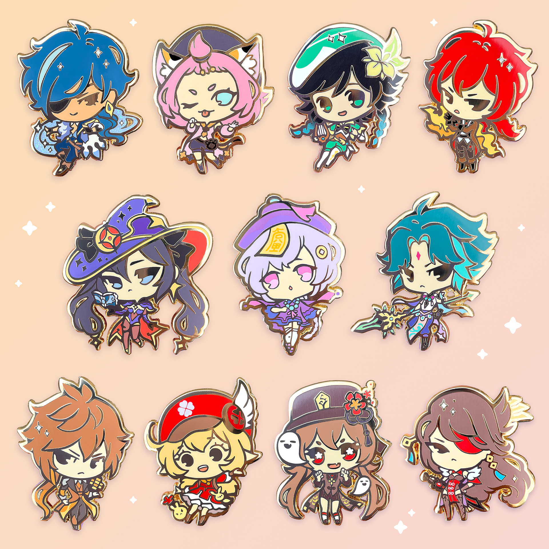 Genshin Impact Pins