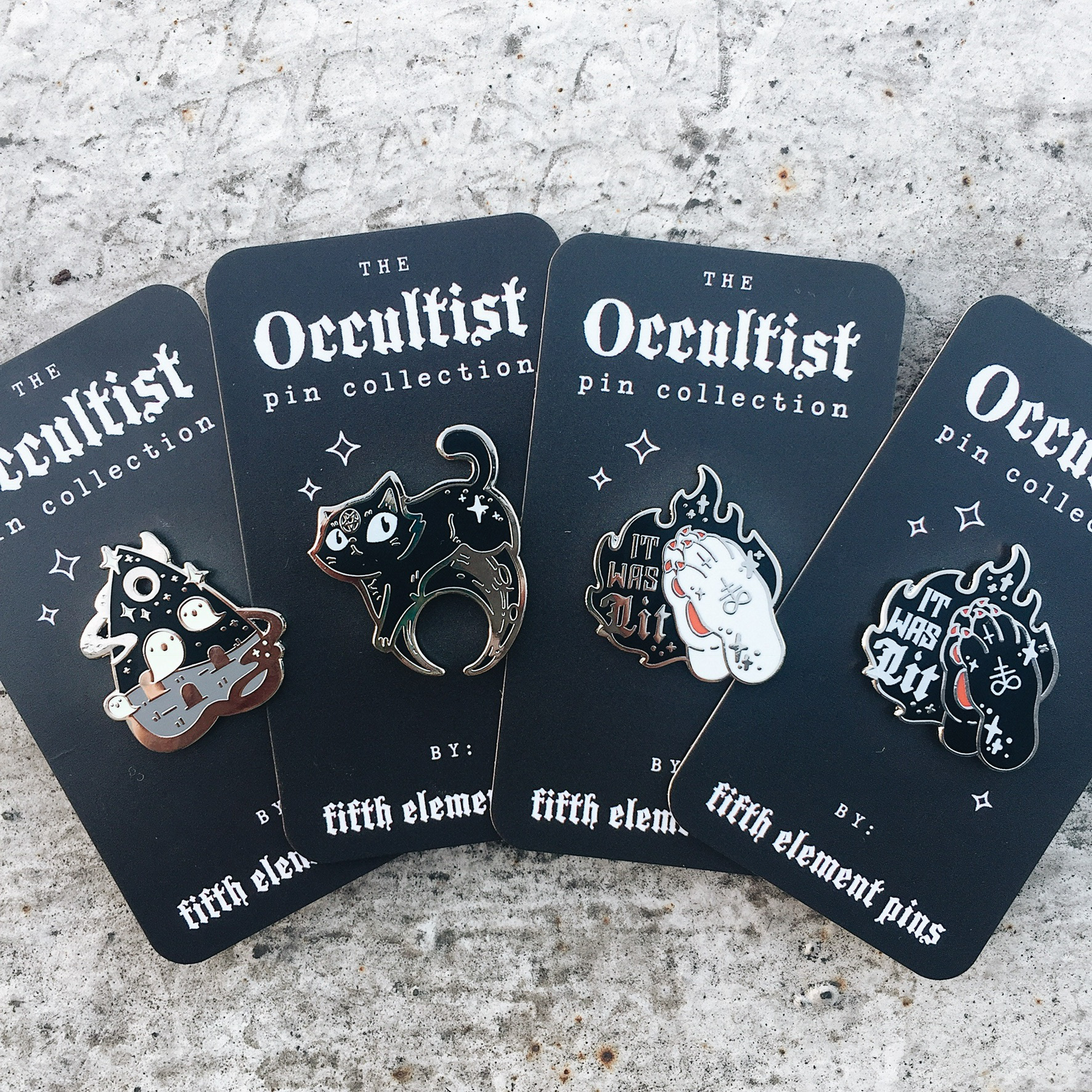 Occultist Collection Pins