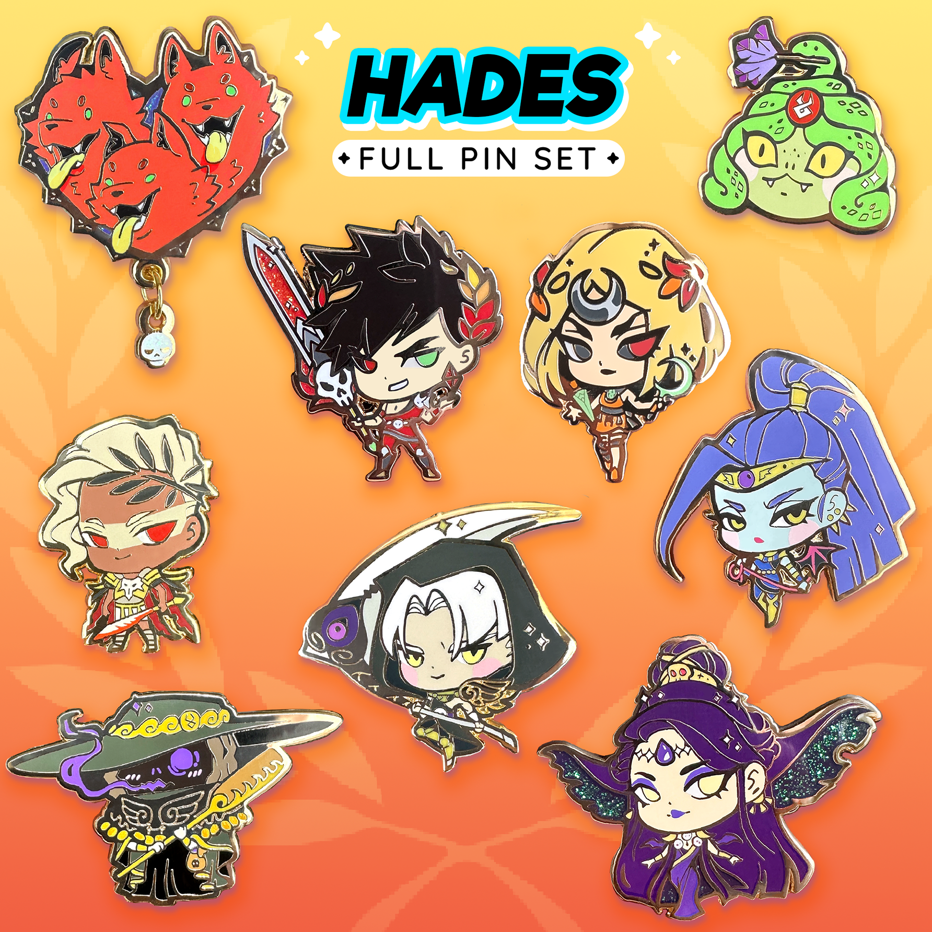 Hades Game Collection Pin