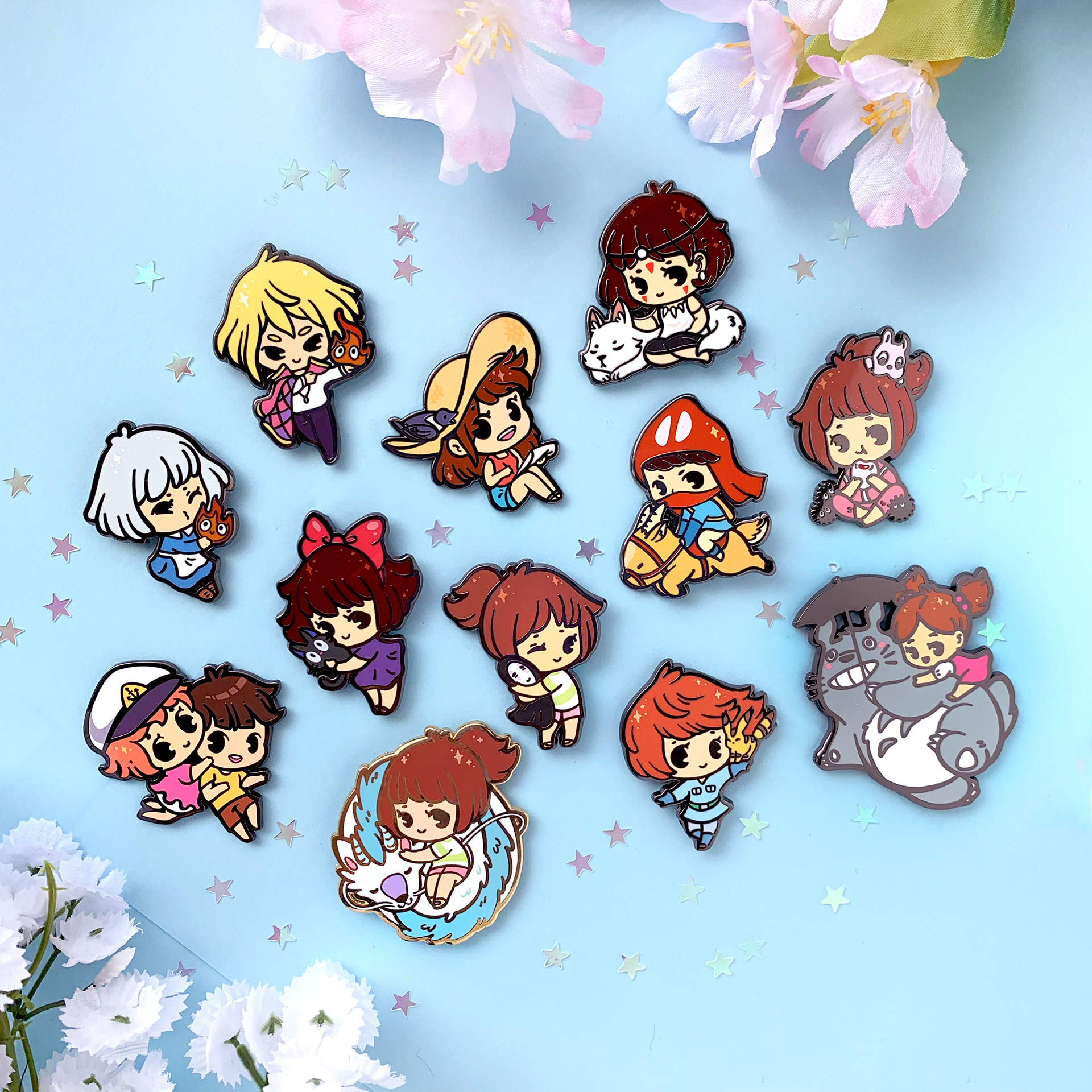 Ghibli Pins