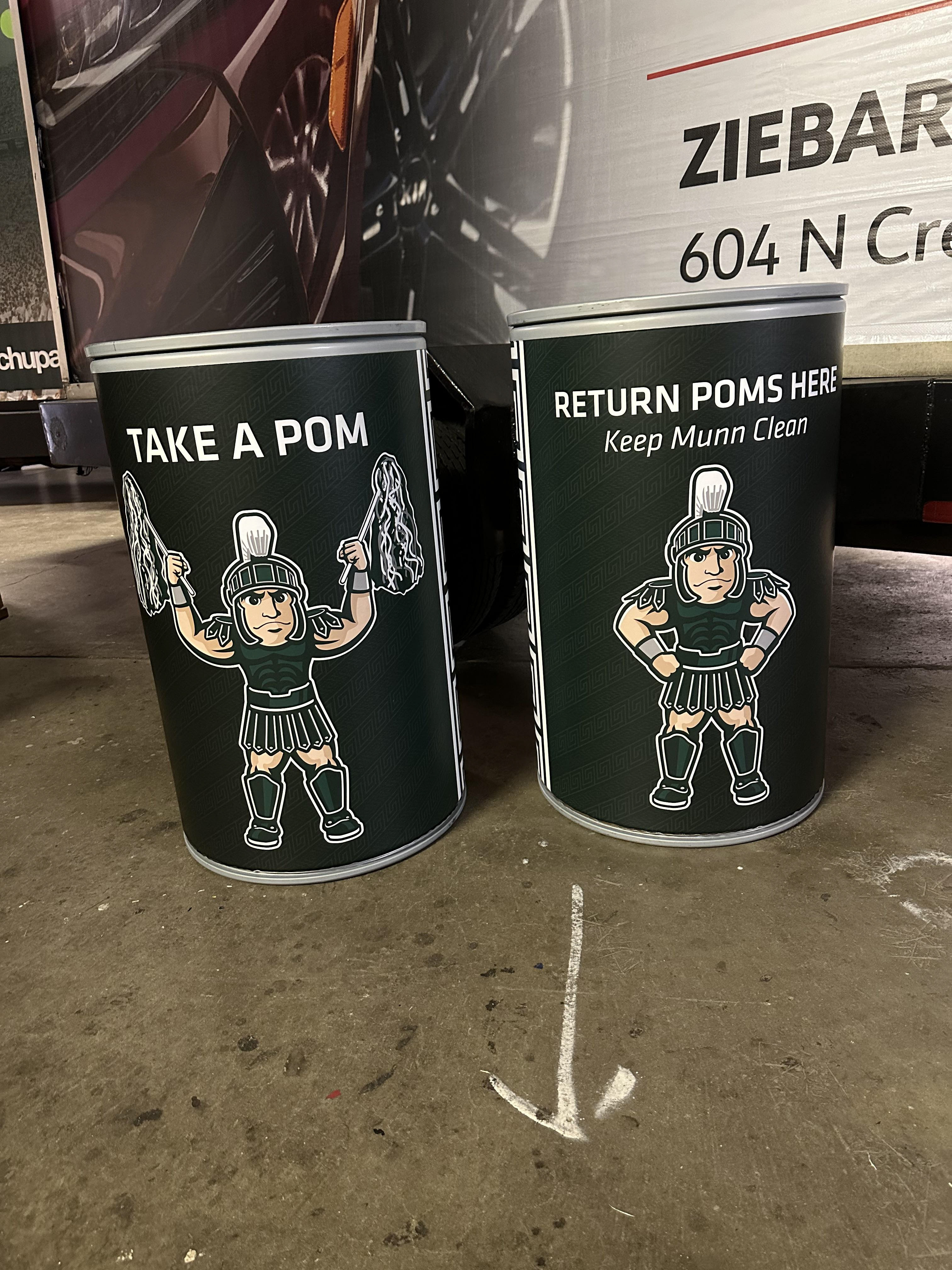 Hockey Pom Buckets - Reversible