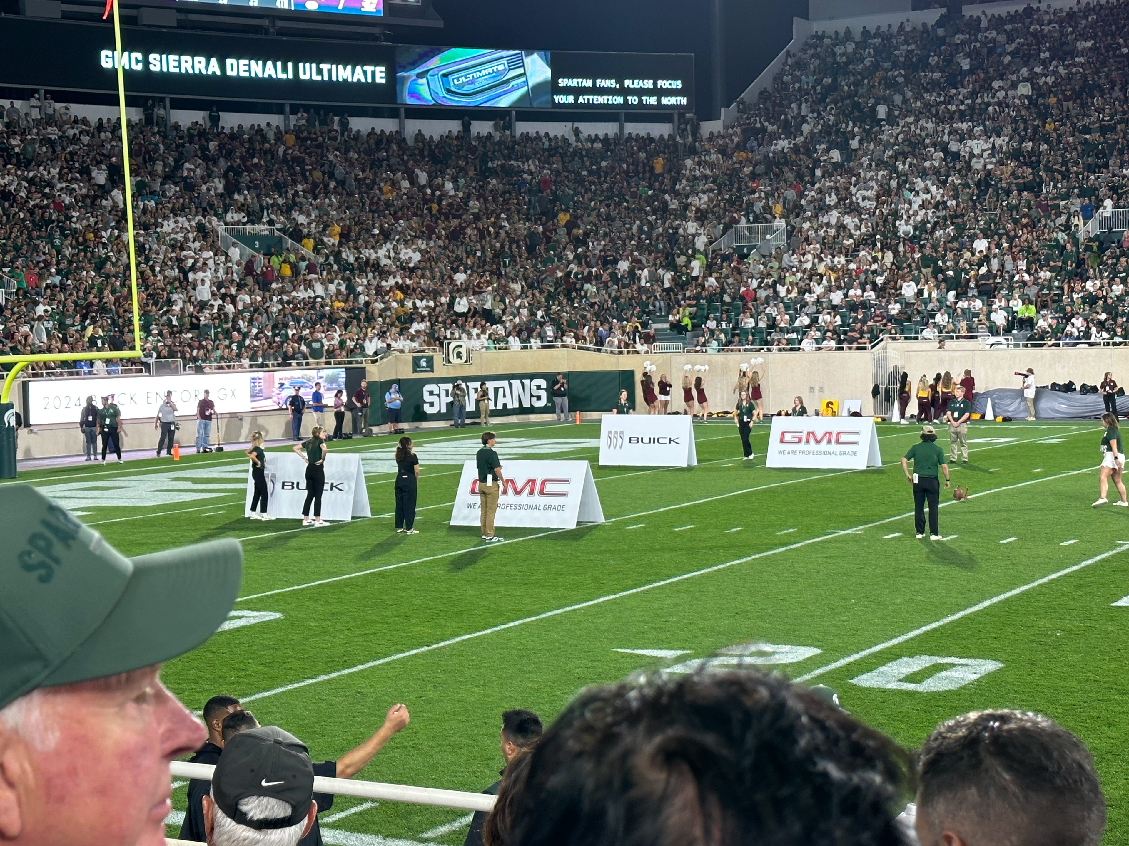 Spartan Stadium Sponsor "A-Frame" Style signage