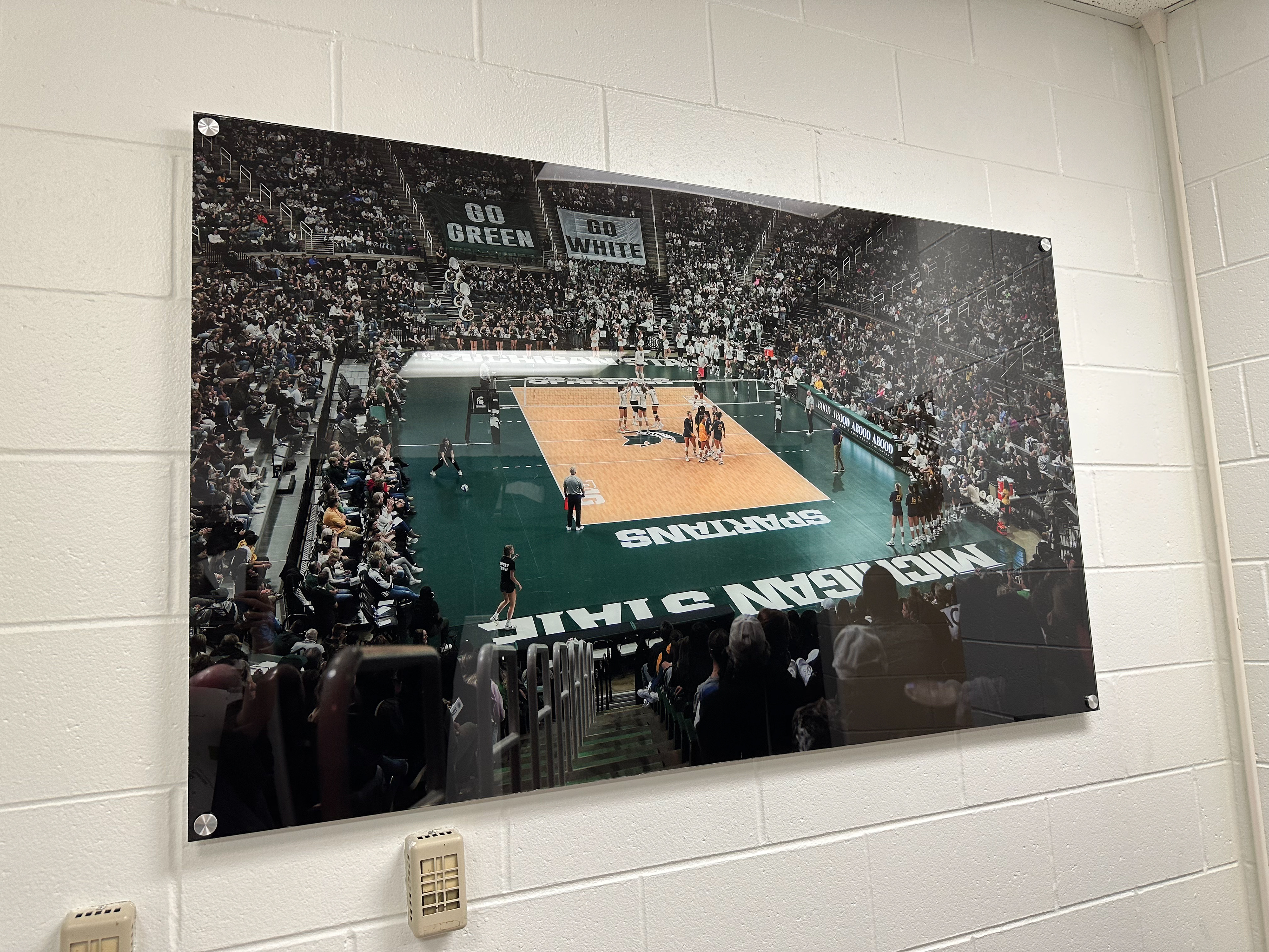 Volleyball Locker Room Acrylic