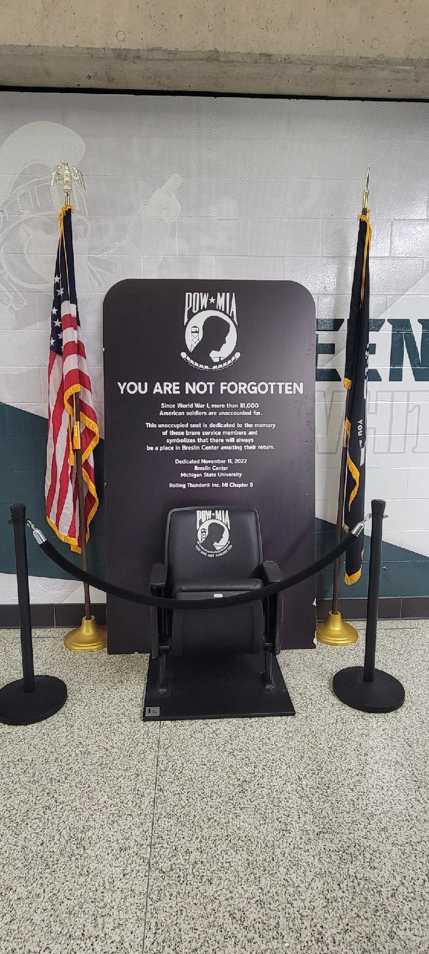 POWMIA Signage