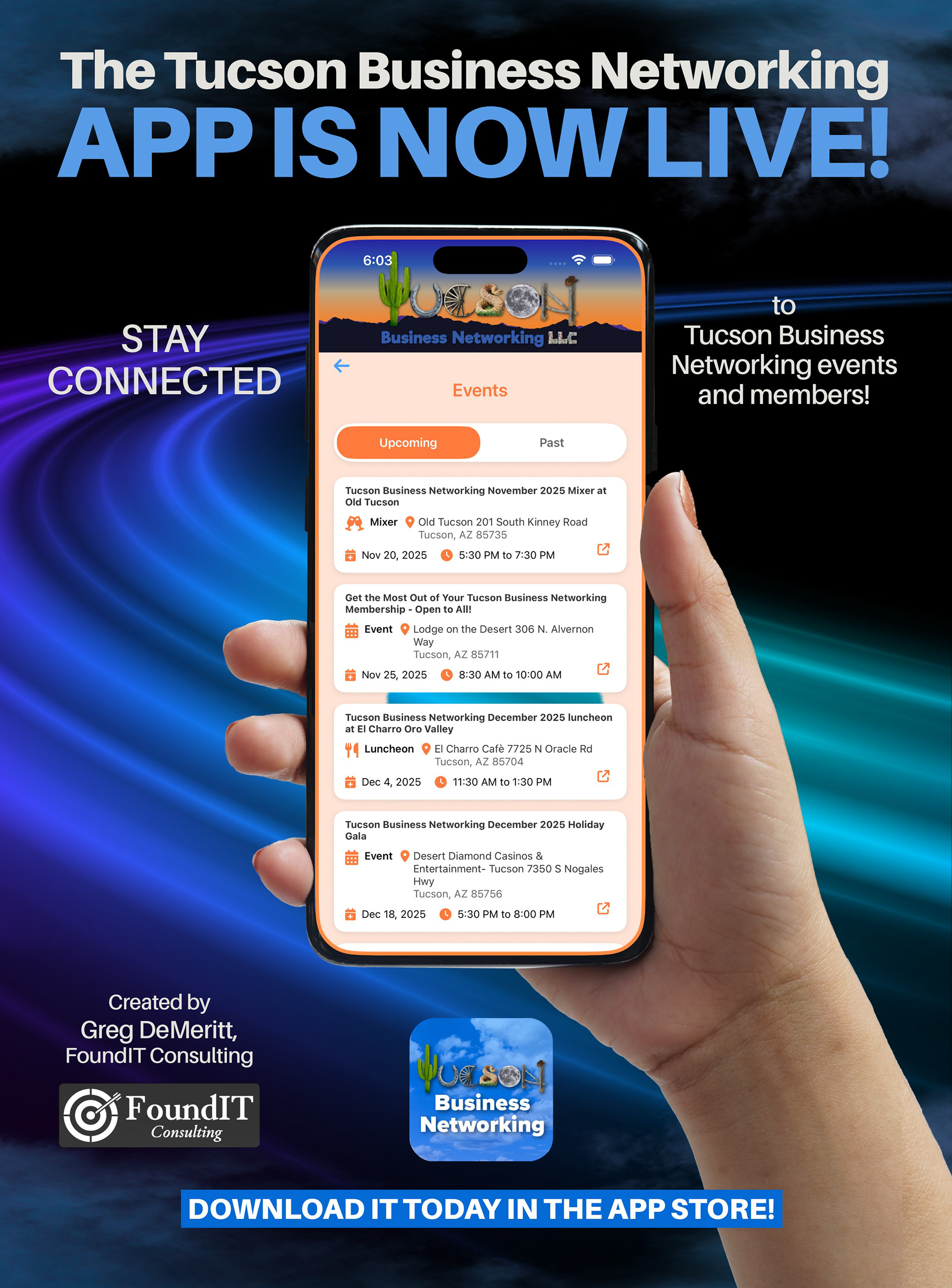 Design created in Adobe Express. Photo editing in Adobe Photoshop. Logo design in Adobe Illustrator.