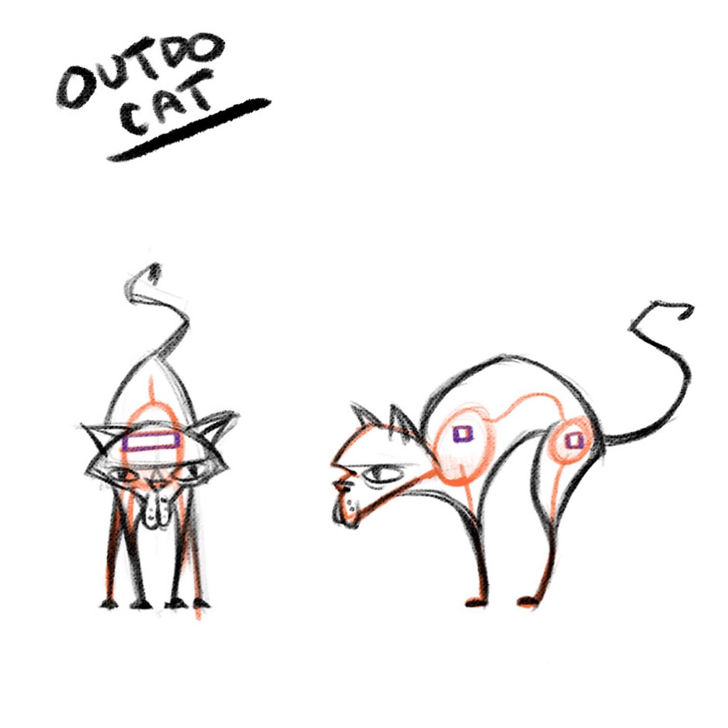 Outdoor Cat Puppet Design