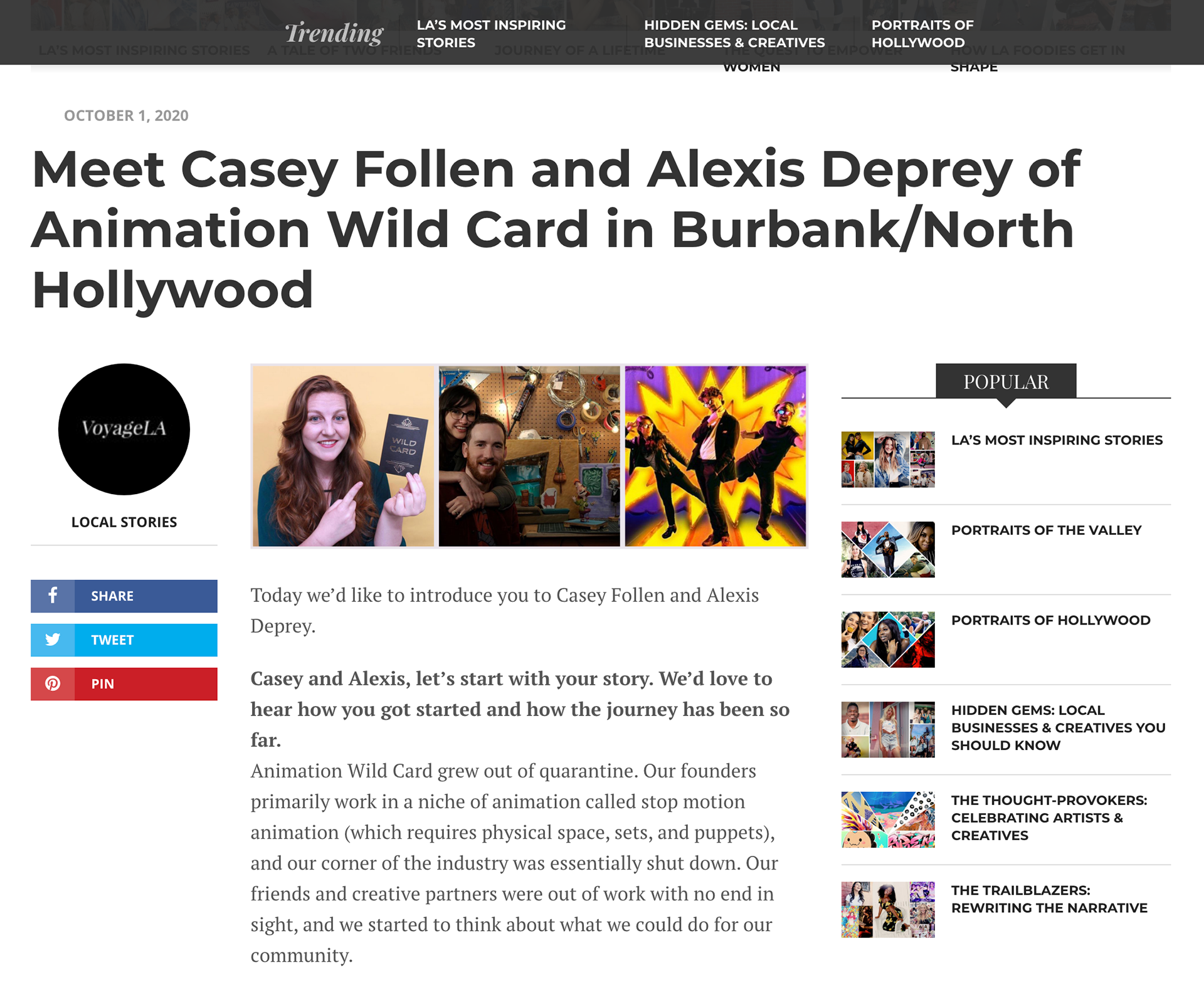 AWC Voyage LA Interview