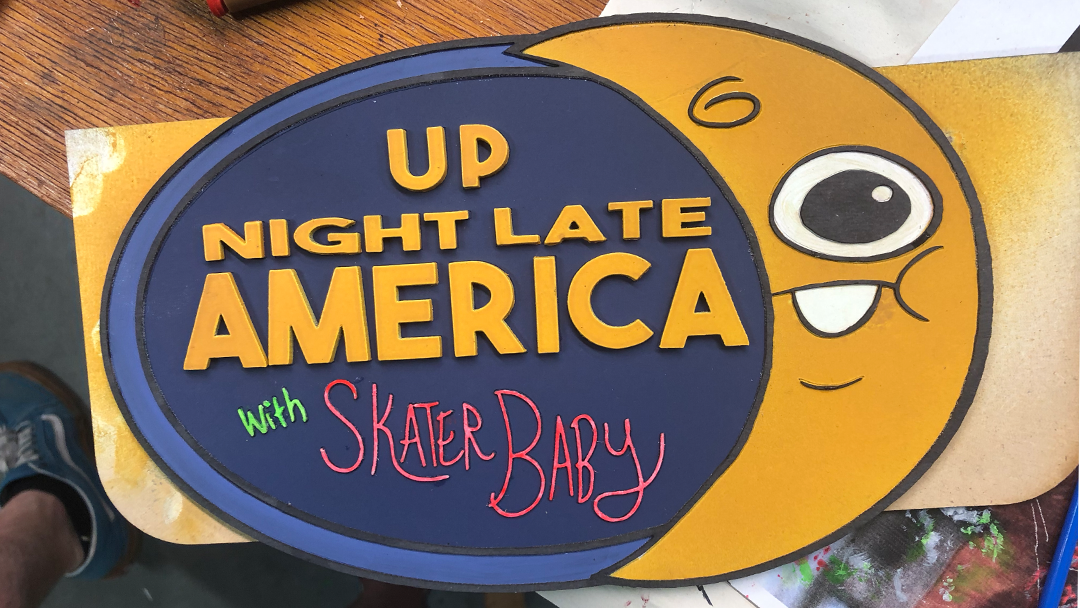 Skater Baby Set Sign