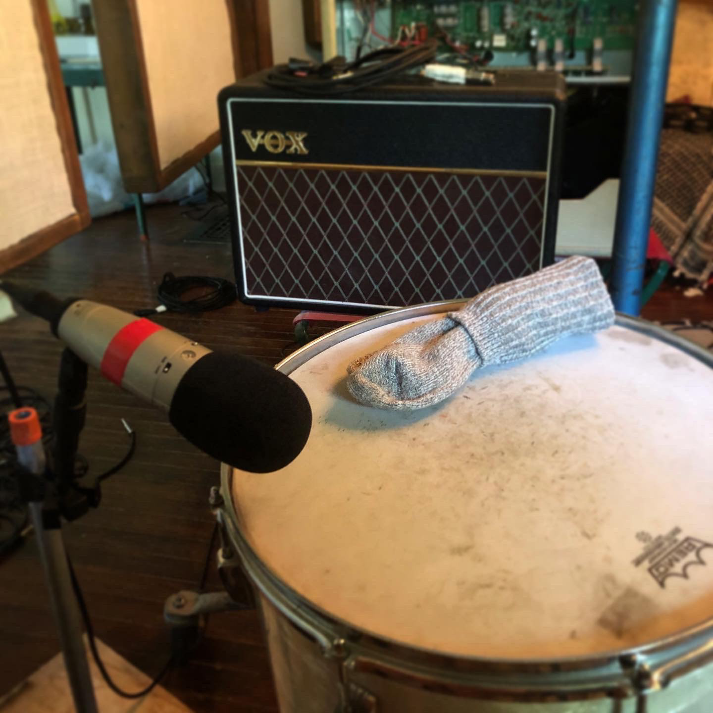 Socks for Dampening the Drum