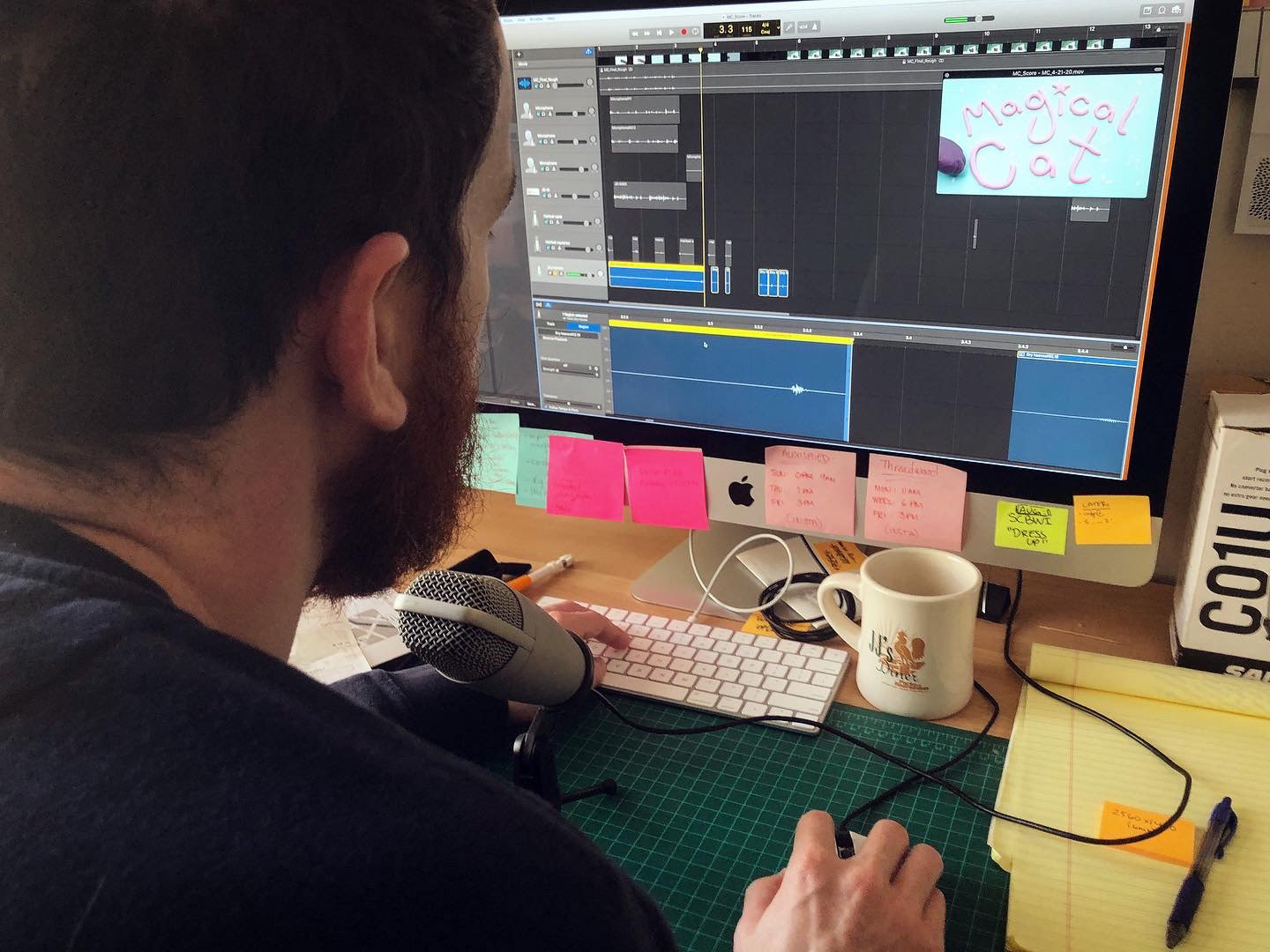 Scott Doing Post Production